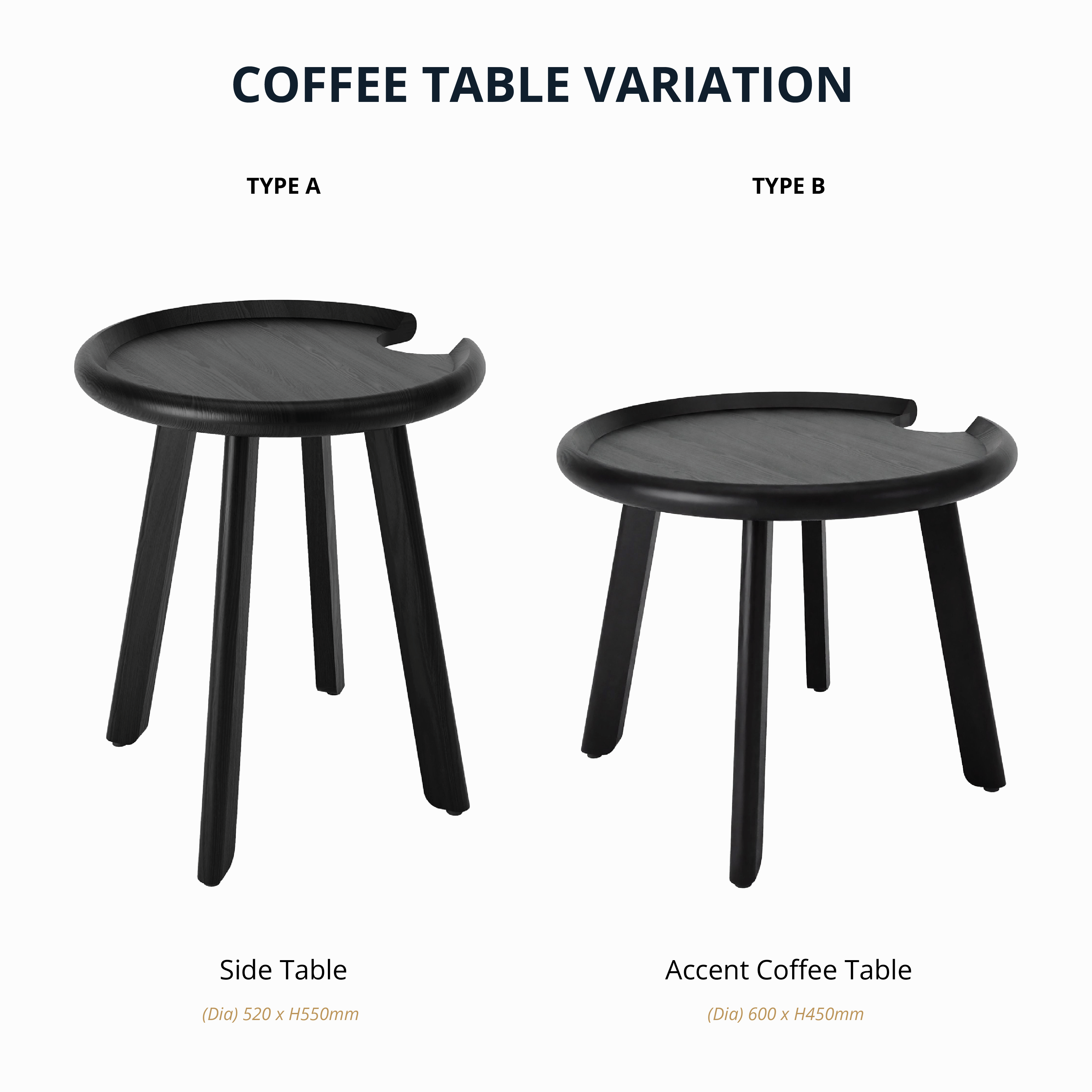 Eclipse - Coffee/Side Table