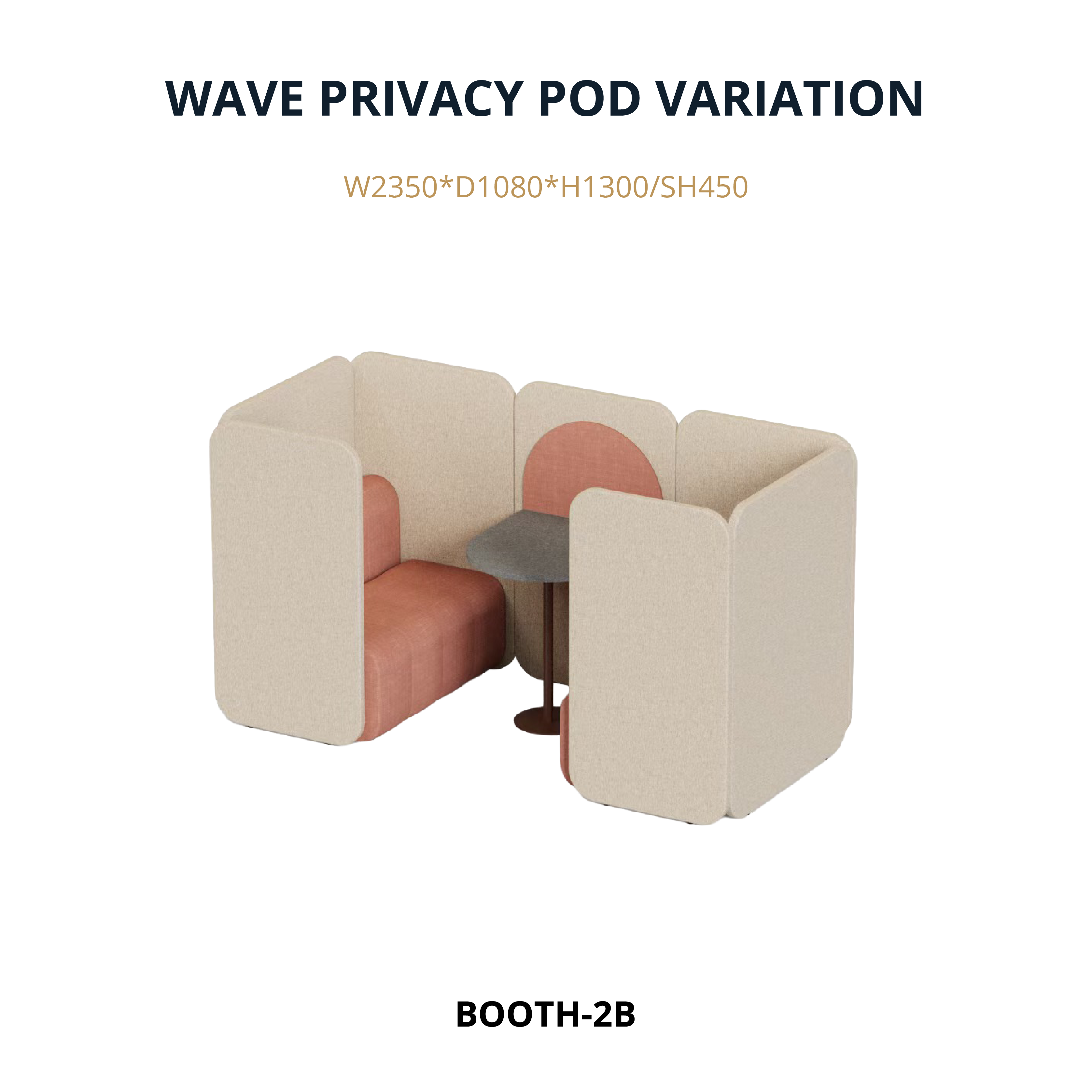 WAVE - 2/4 Pax Privacy Pod