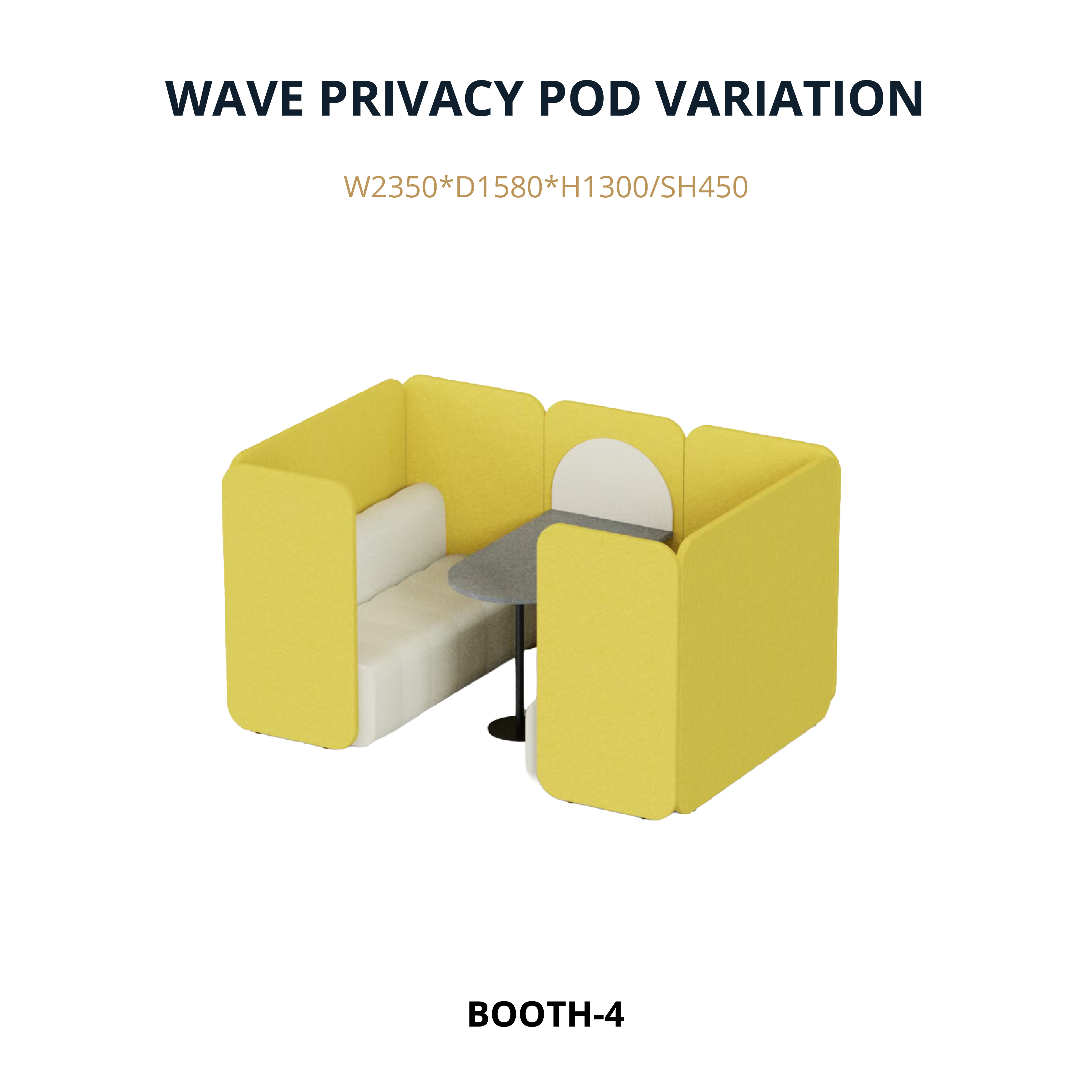 WAVE - 2/4 Pax Privacy Pod