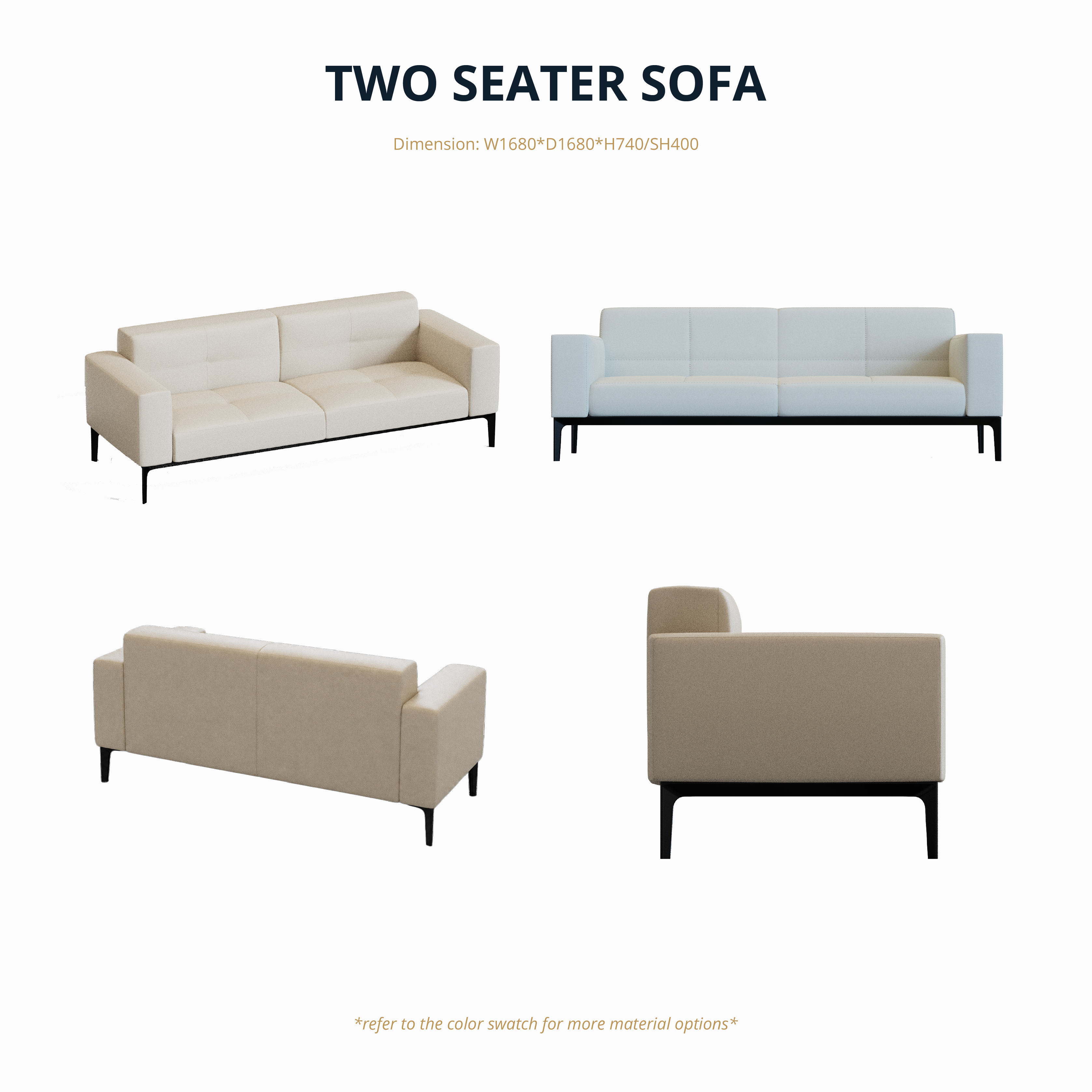 EXE - 2/3 Seater Sofa
