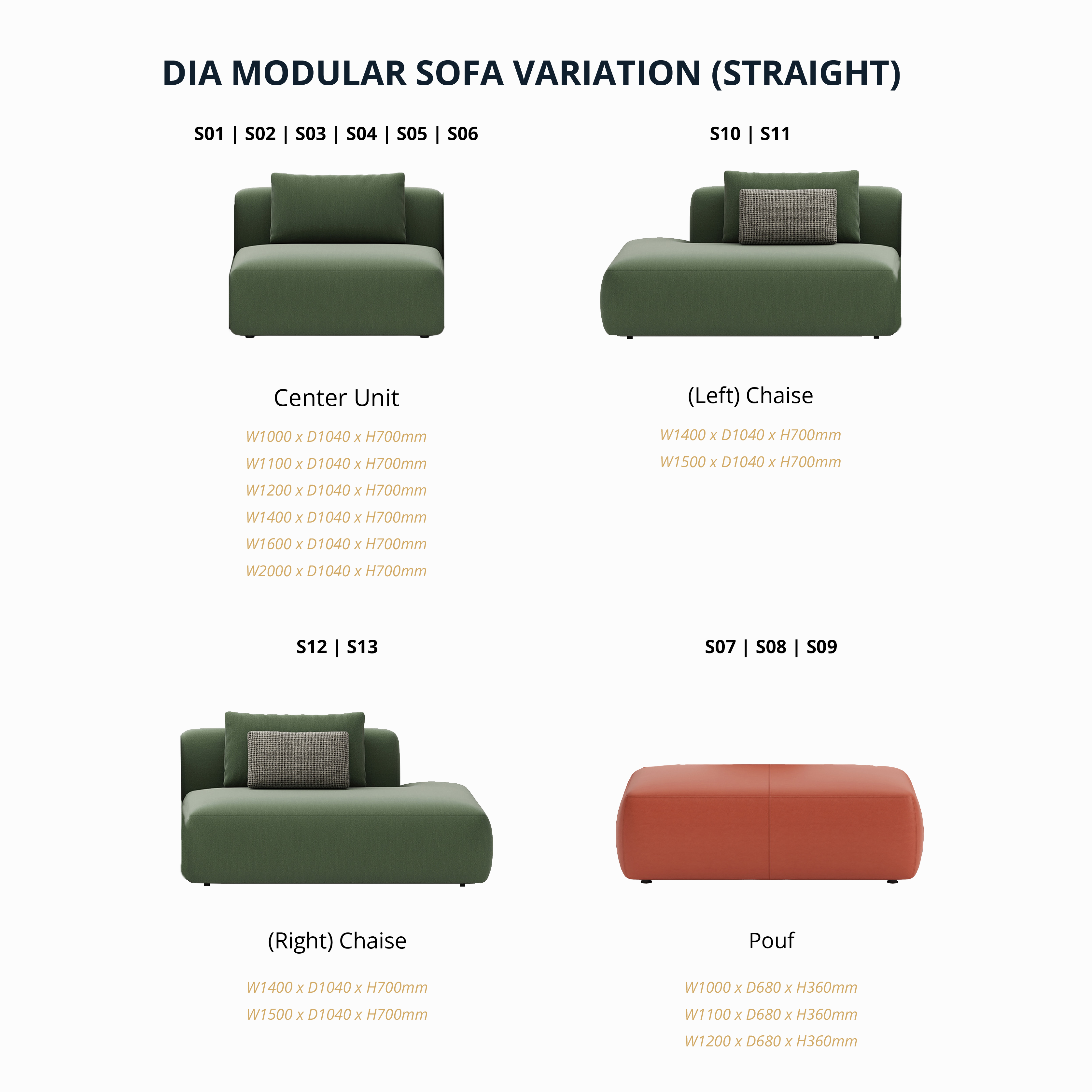 Dia - Modular Sofa