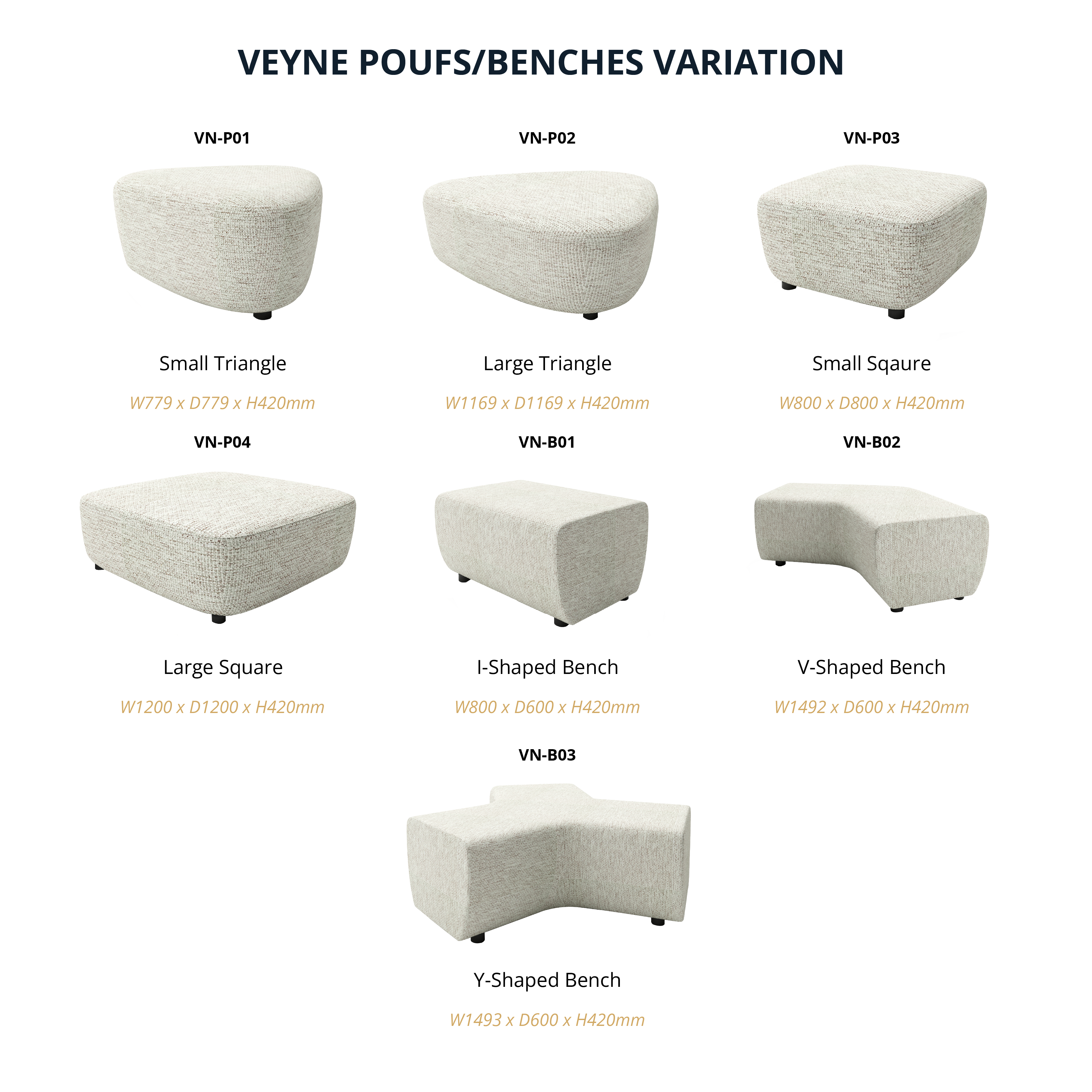 VEYNE - Modular Sofa (Powerpoint option)