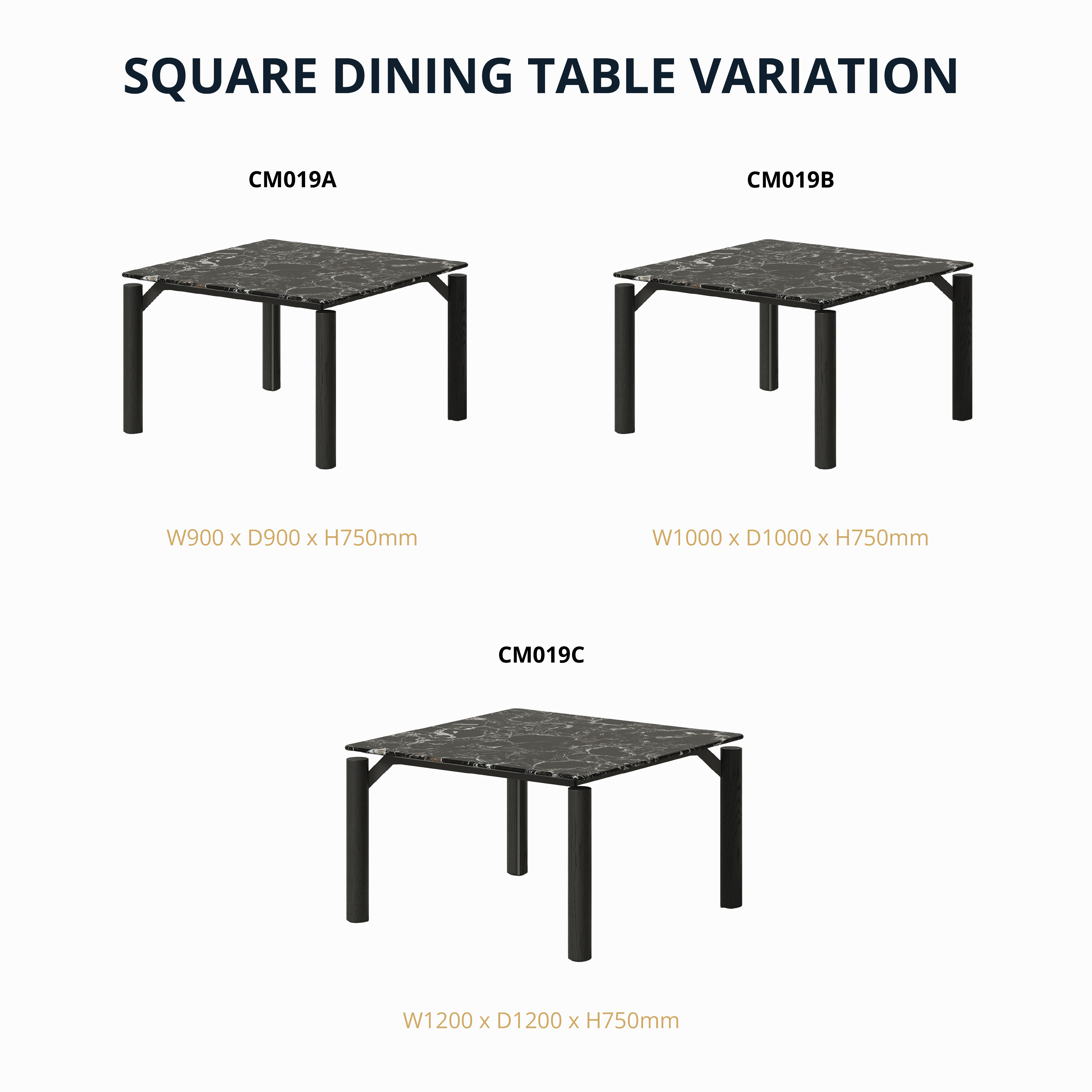 Vicky - Square/Rectangular Dining Table