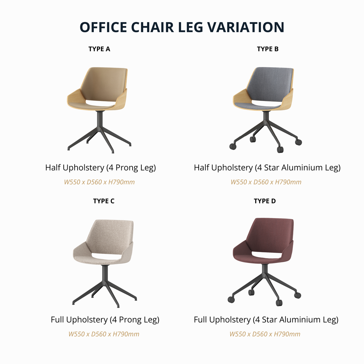 Almond - Office Chair II