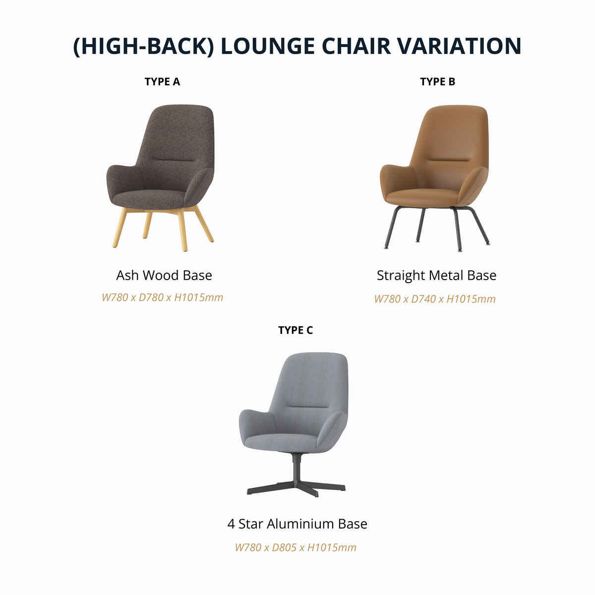 Crease - Lounge Chair (High-Back)