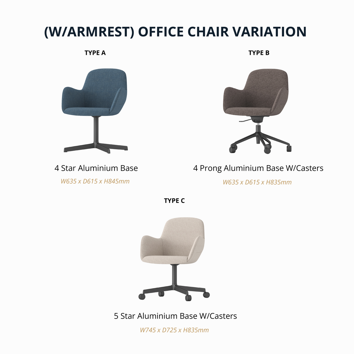 Crease - Office Chair (W/Armrest)