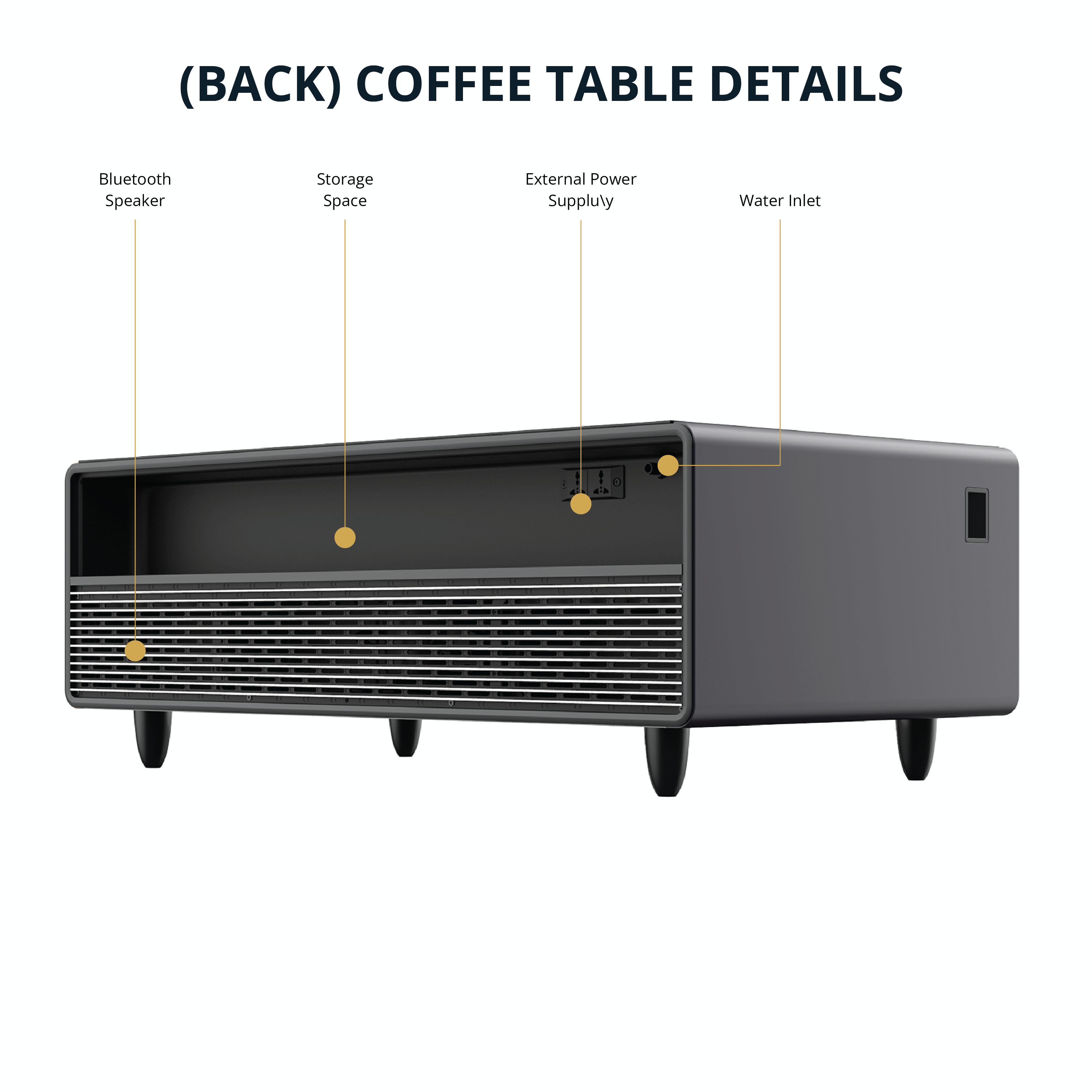 Frost - Built-in Fridge Coffee Table