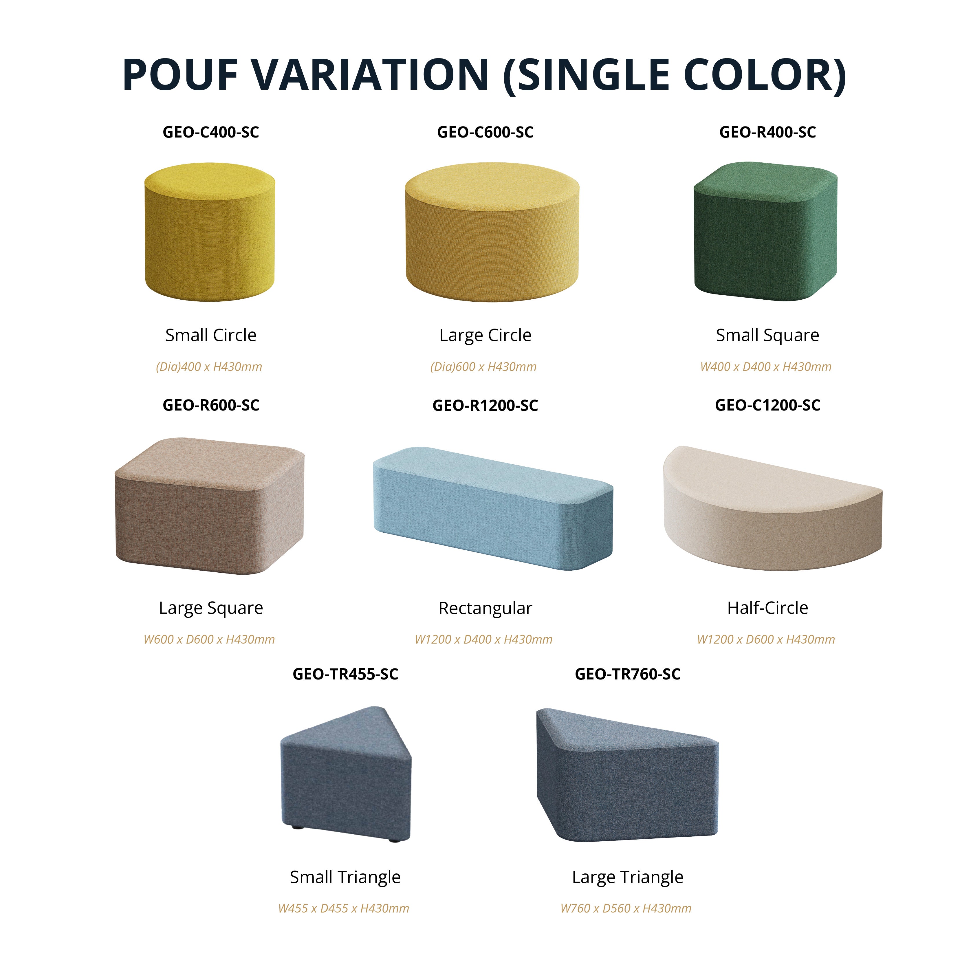 GEO - Pouf/Bench
