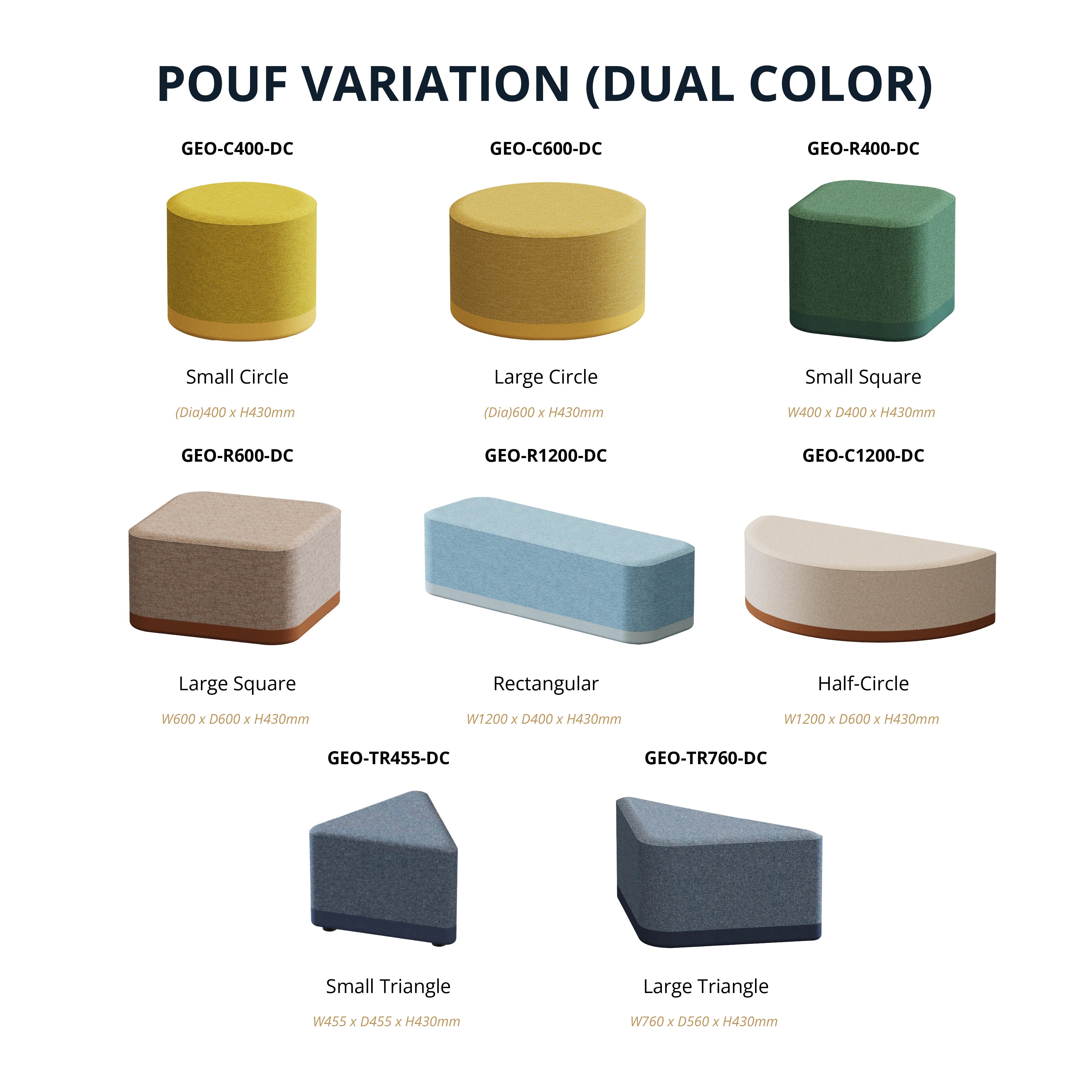 GEO - Pouf/Bench