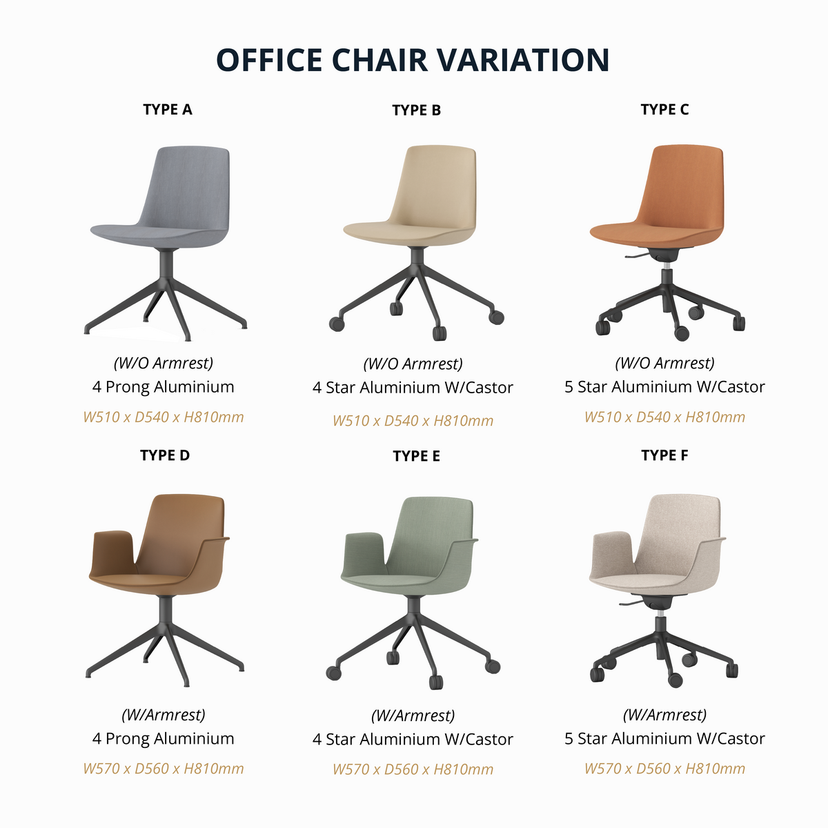 Liberal - Office Chair (W/Armrest)