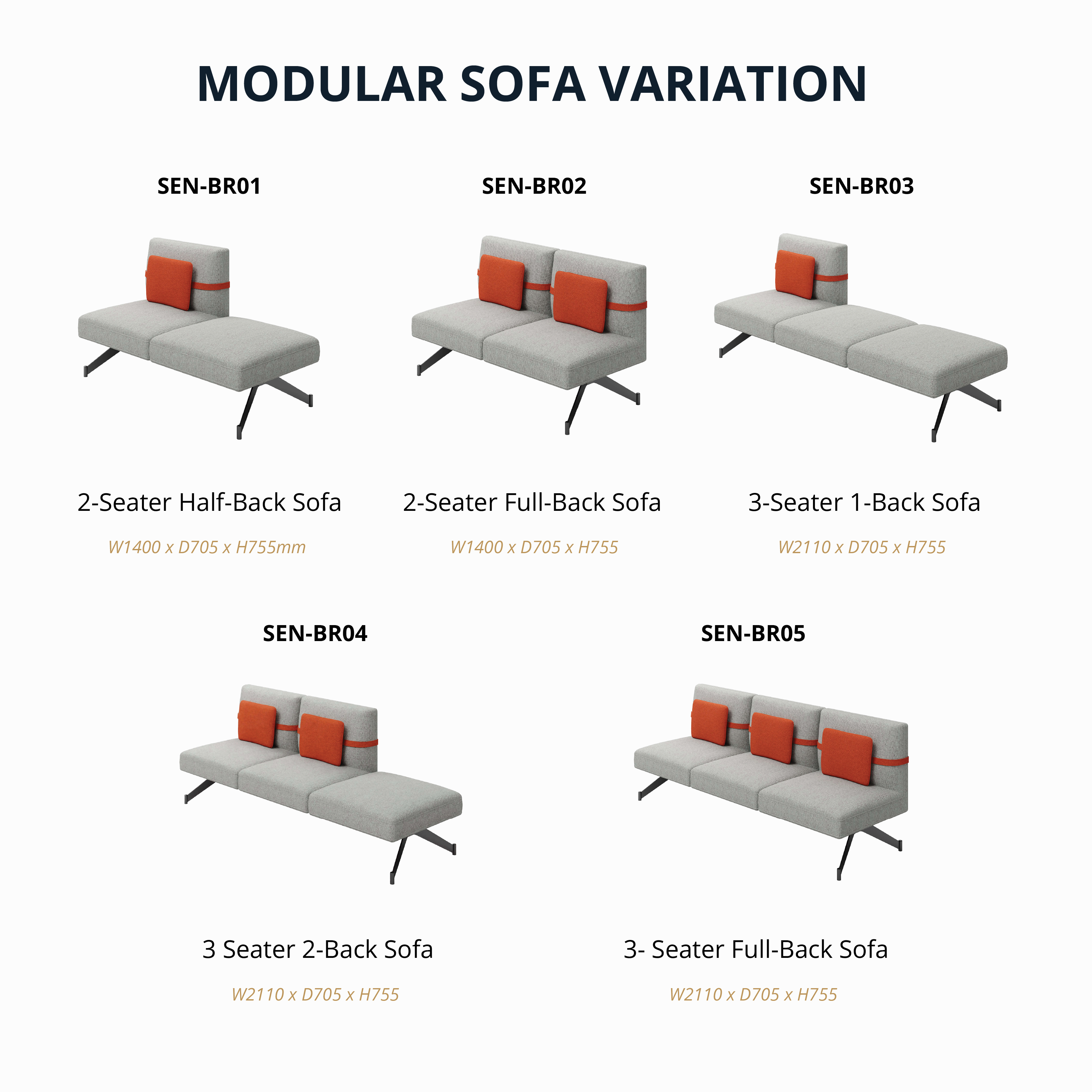 Senna - Modular Bench/Sofa