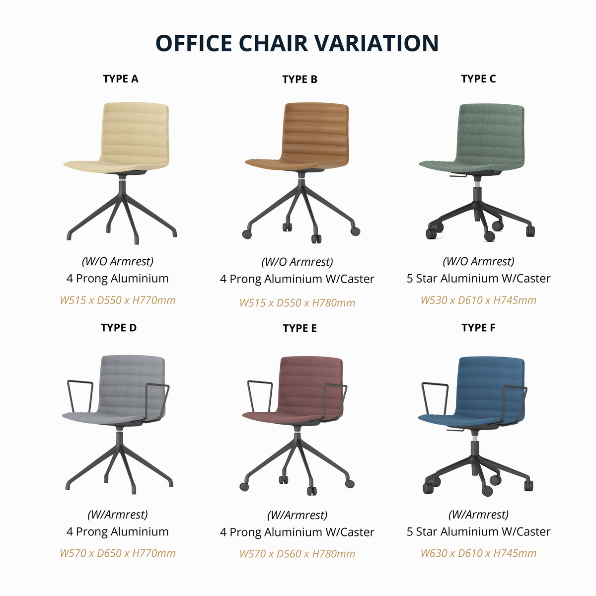 Toward - Office Chair (W/Armrest)