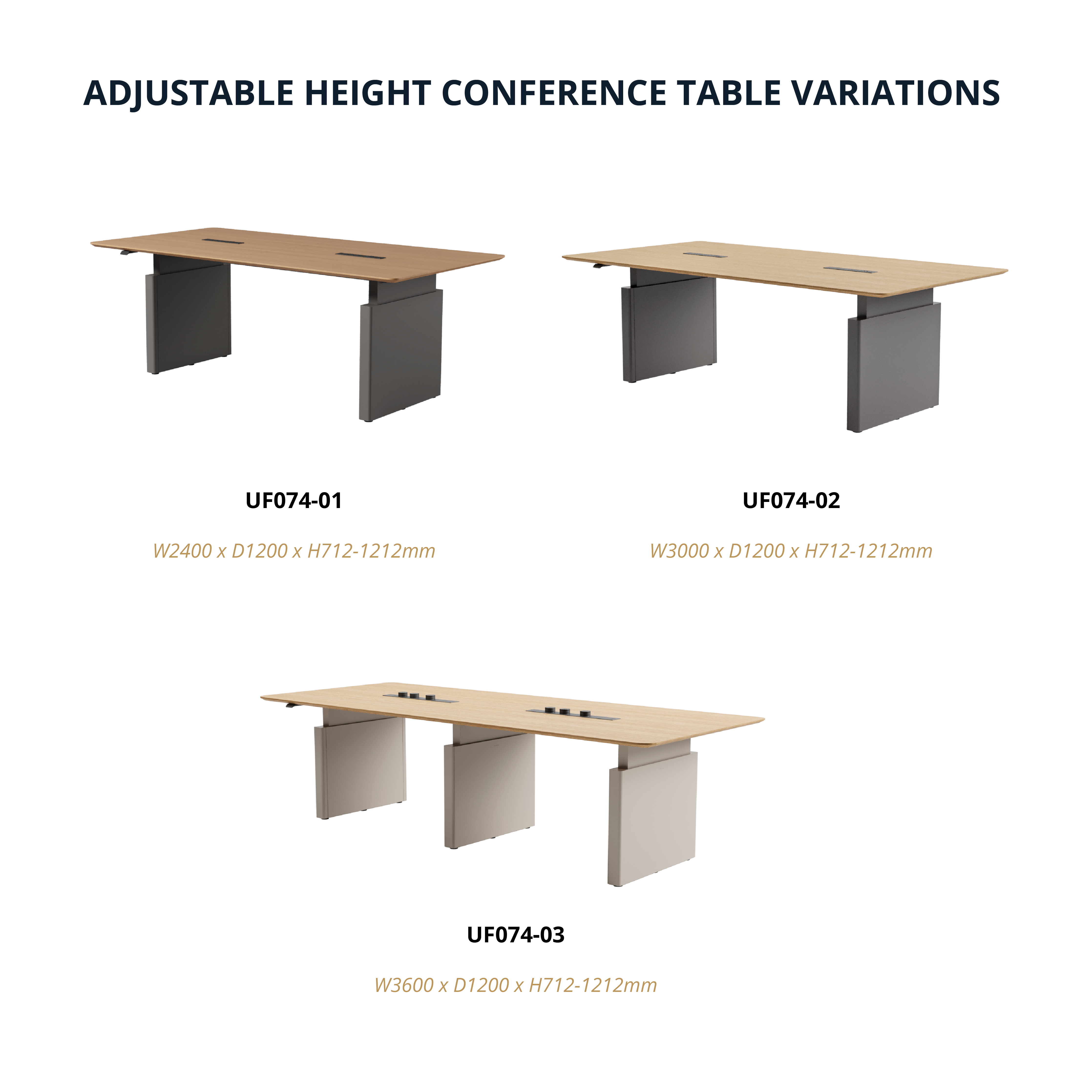 VASCA - Height Adjustable Conference Table