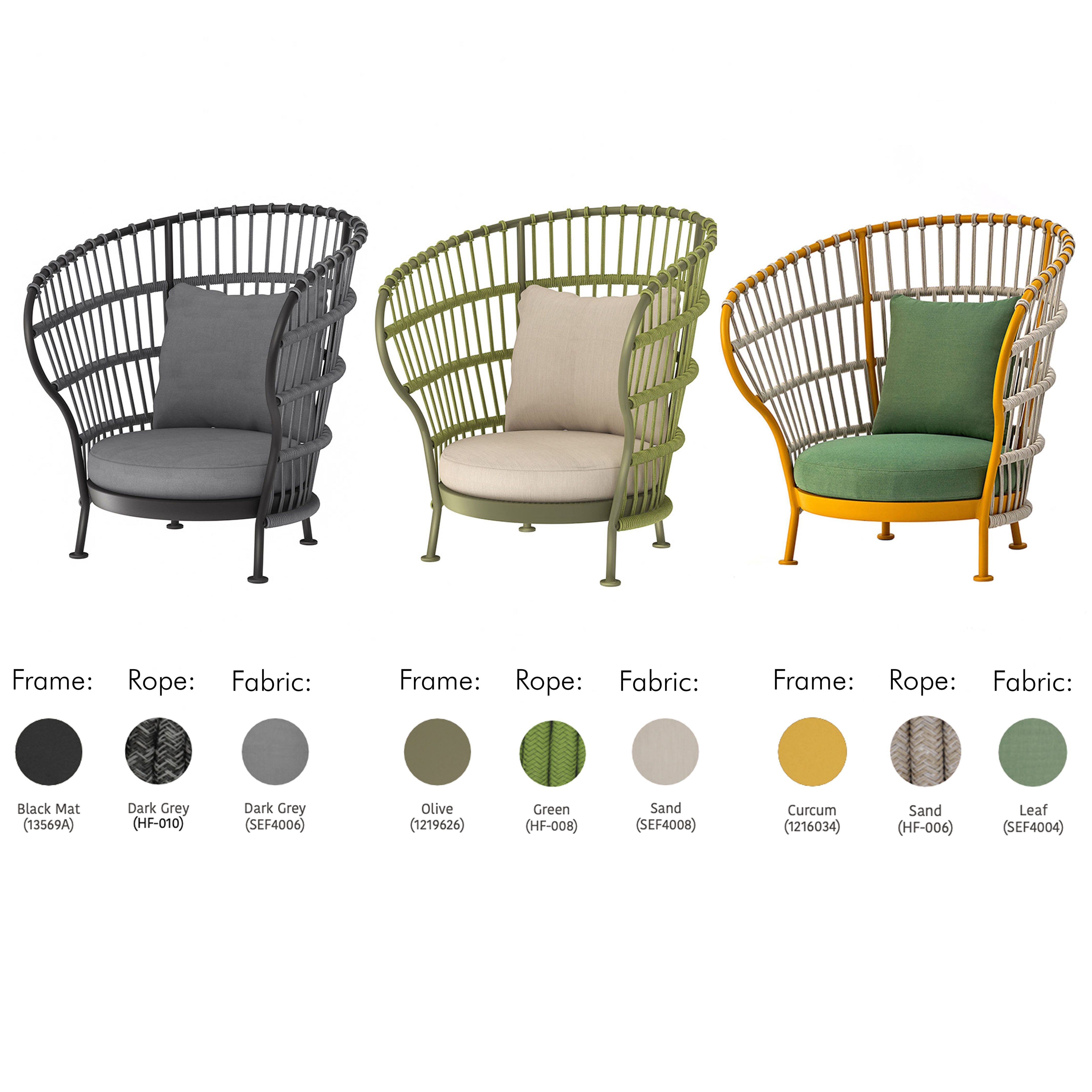 Nest - Outdoor Lounge Low/Highback Chair