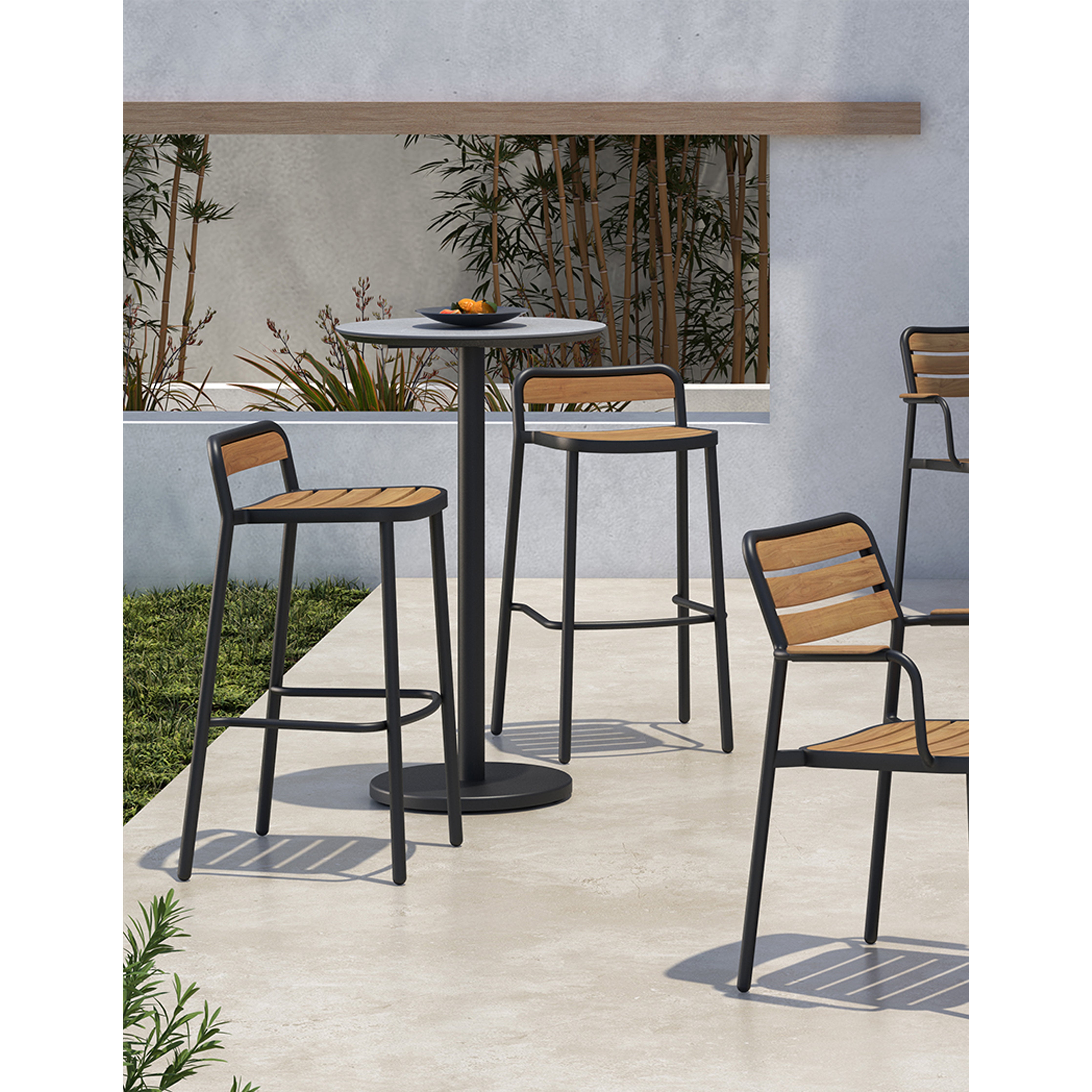 Oval - Outdoor Bar Chair