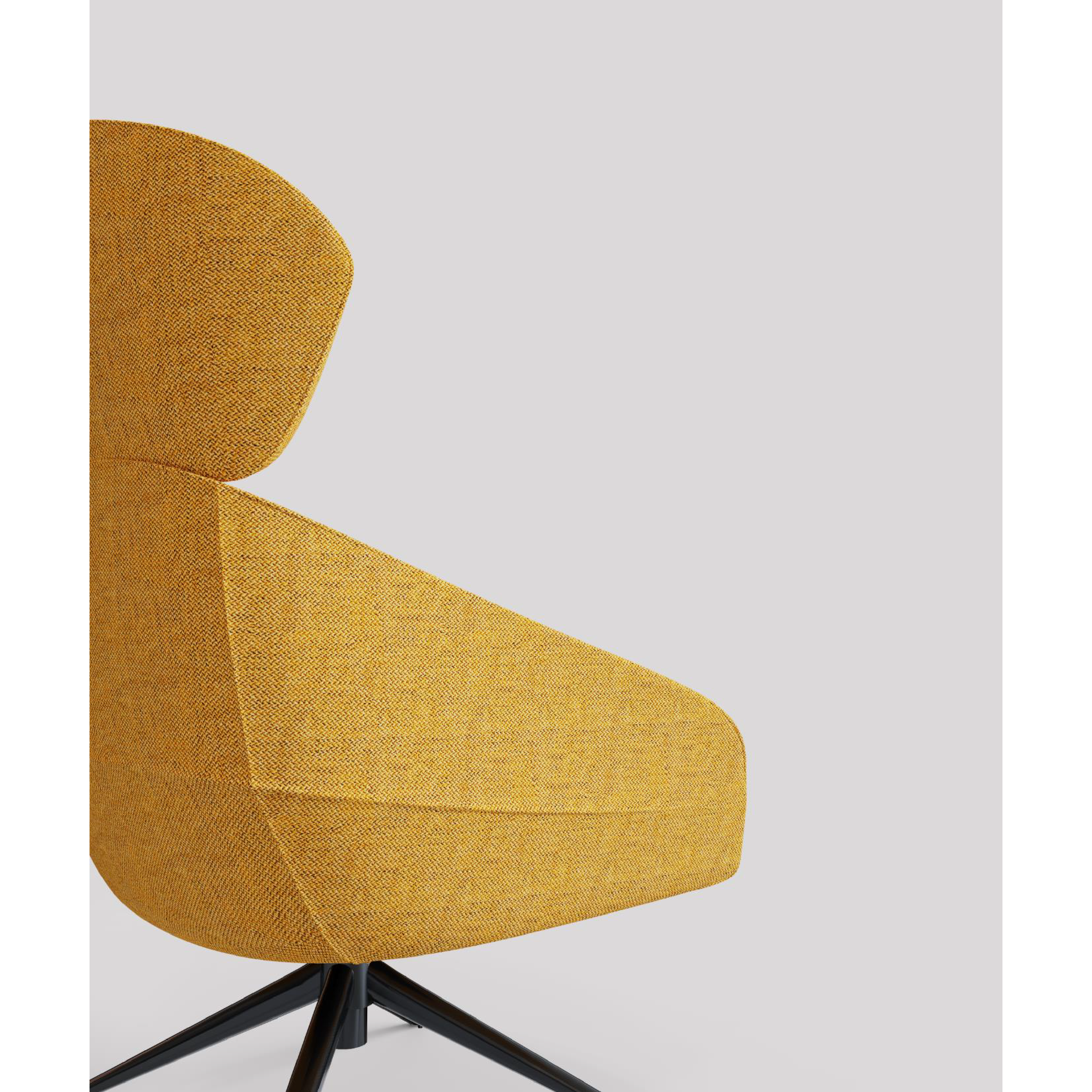 Leaf - Lounge Chair I (Wooden/Metal Leg)