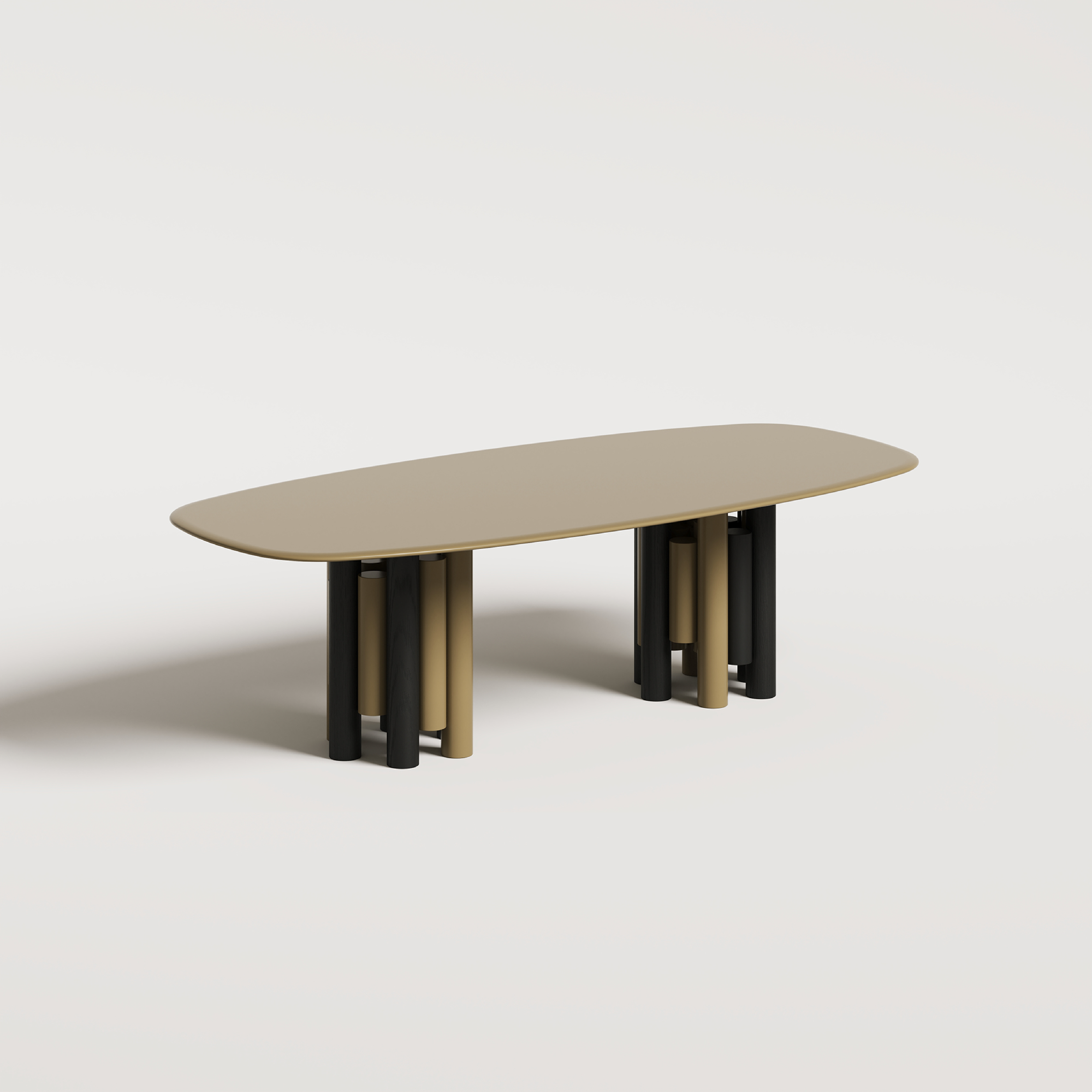 Pillar Bliss - Oval Dining Table