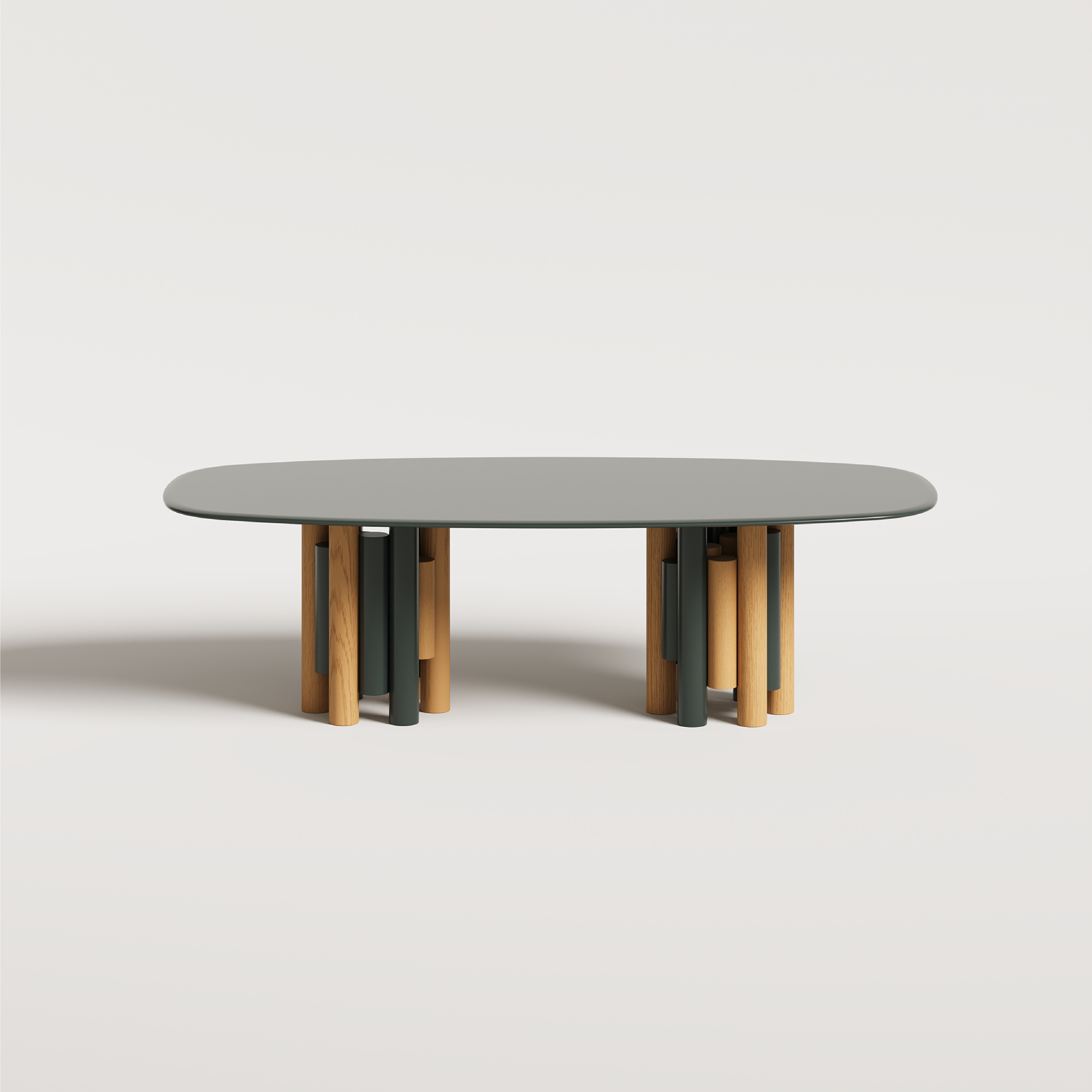 Pillar Bliss - Oval Dining Table