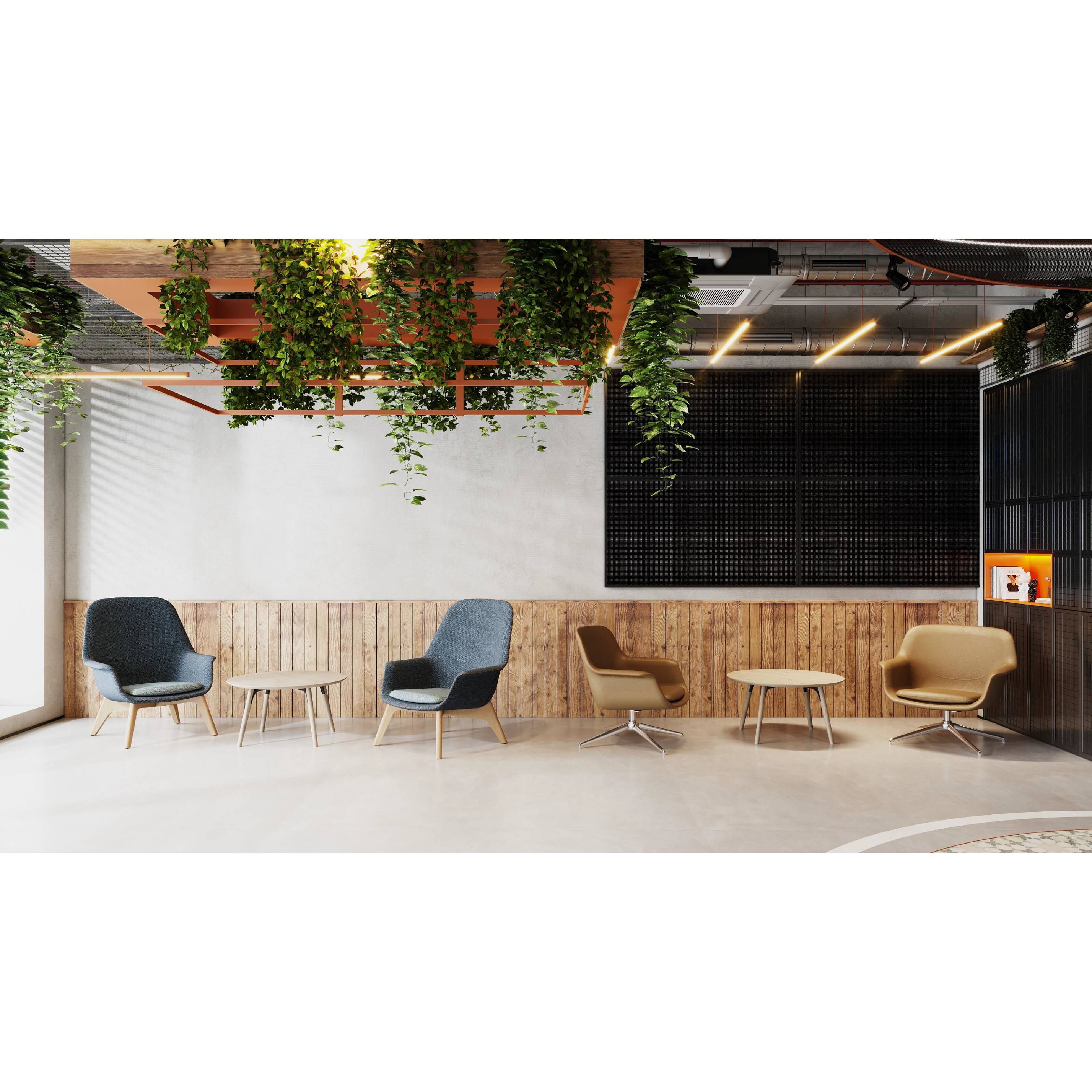 Pi-π - Lounge Chair I (Swivel Leg)