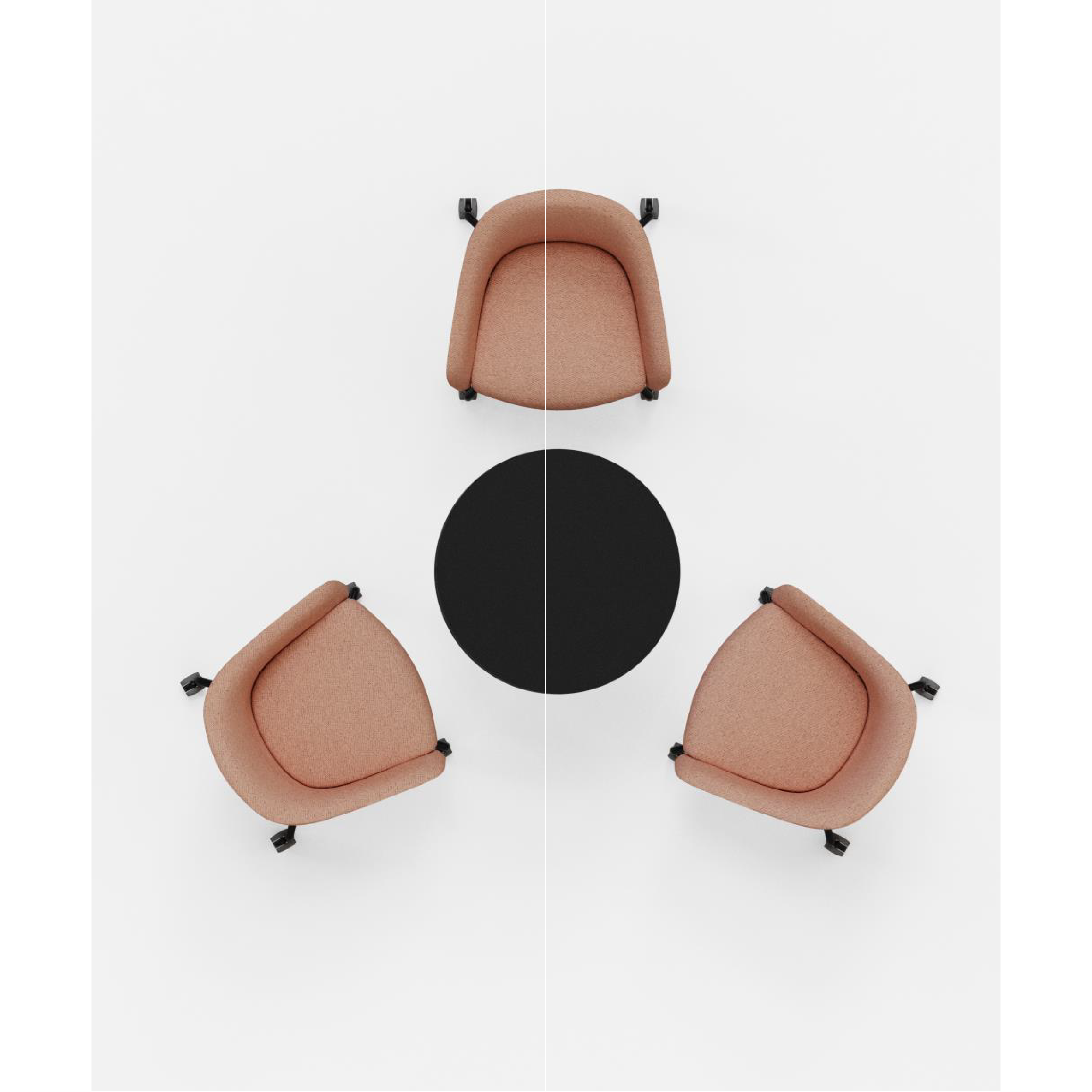 Leaf - Lounge Chair I (Wooden/Metal Leg)