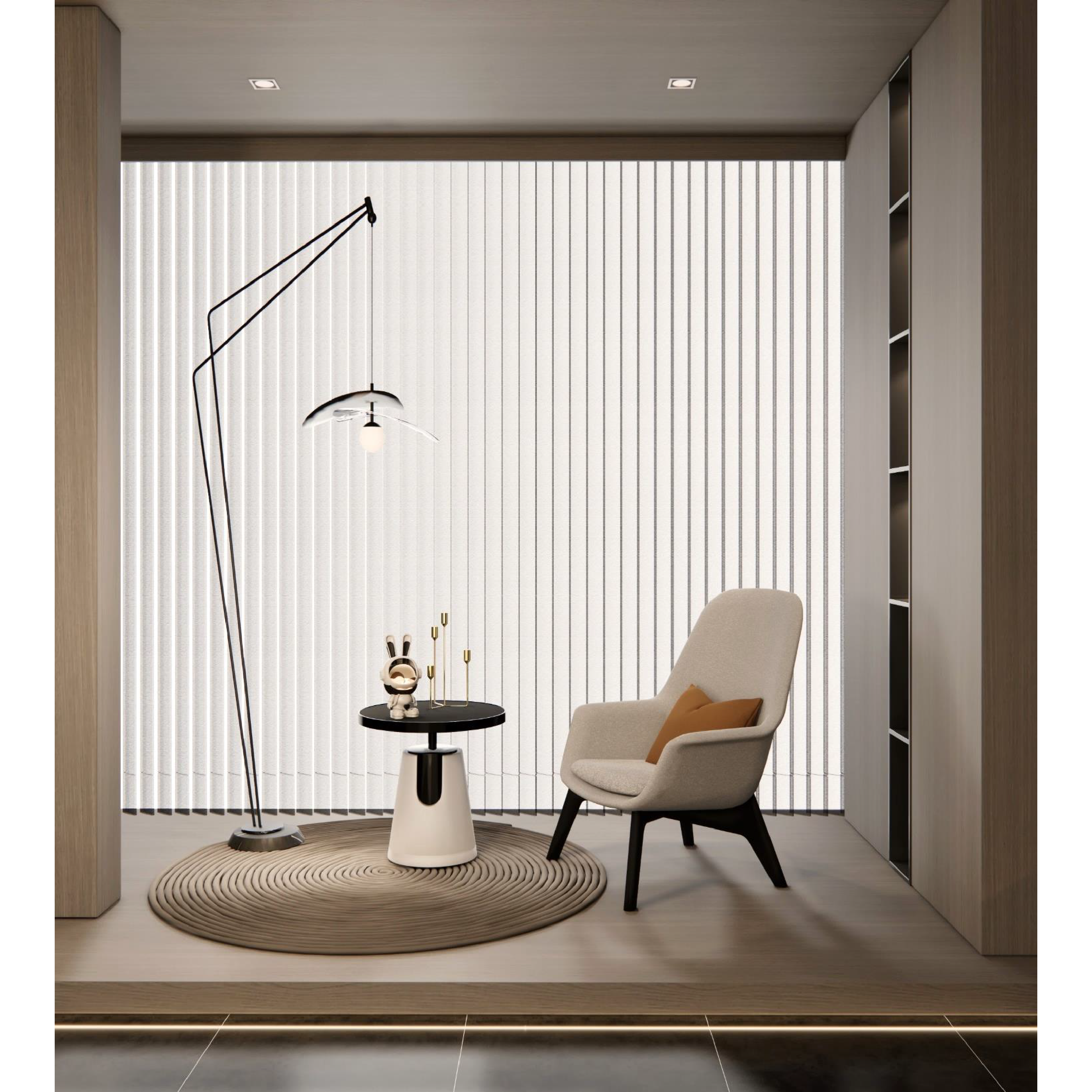 Pi-π - Lounge Chair I (Swivel Leg)
