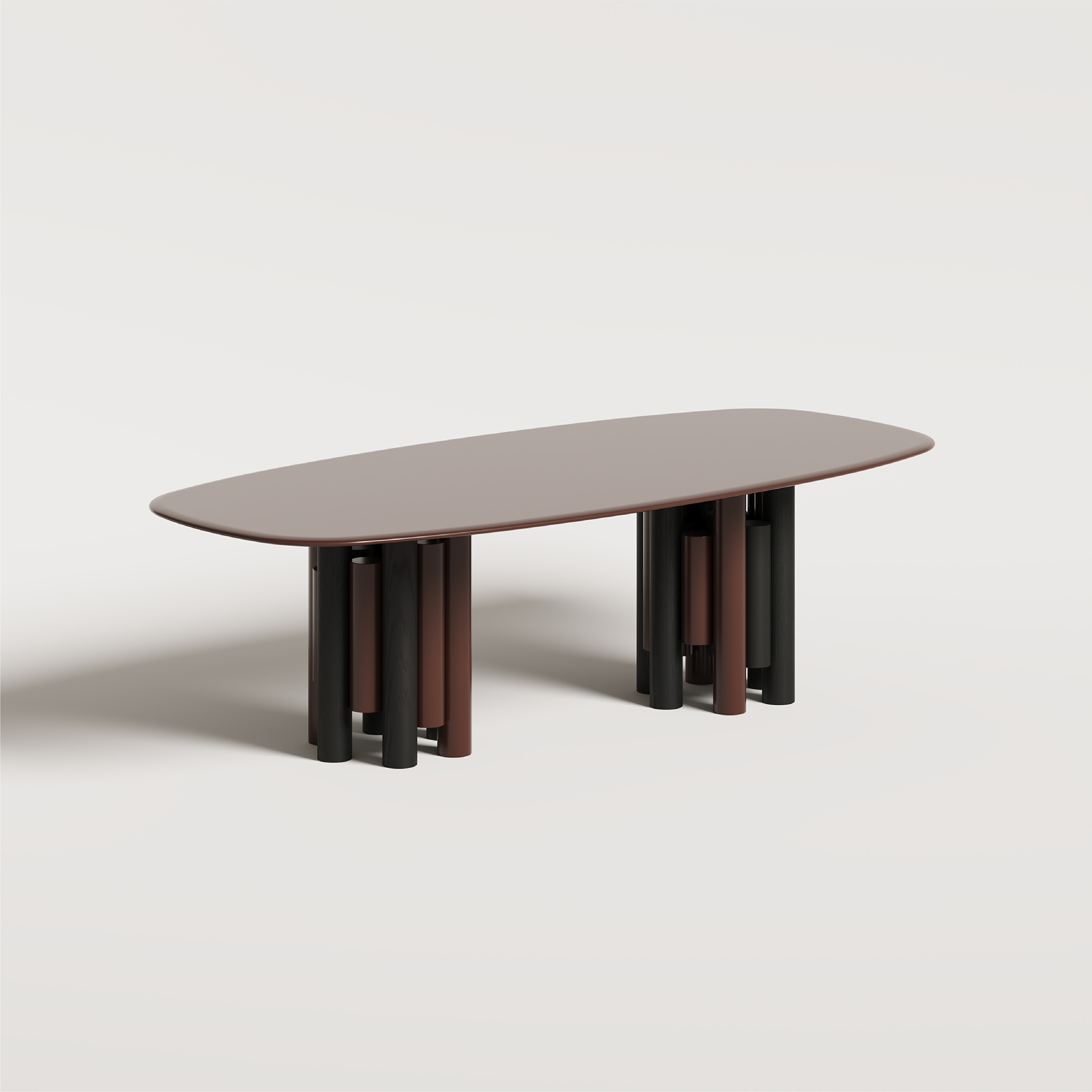 Pillar Bliss - Oval Dining Table