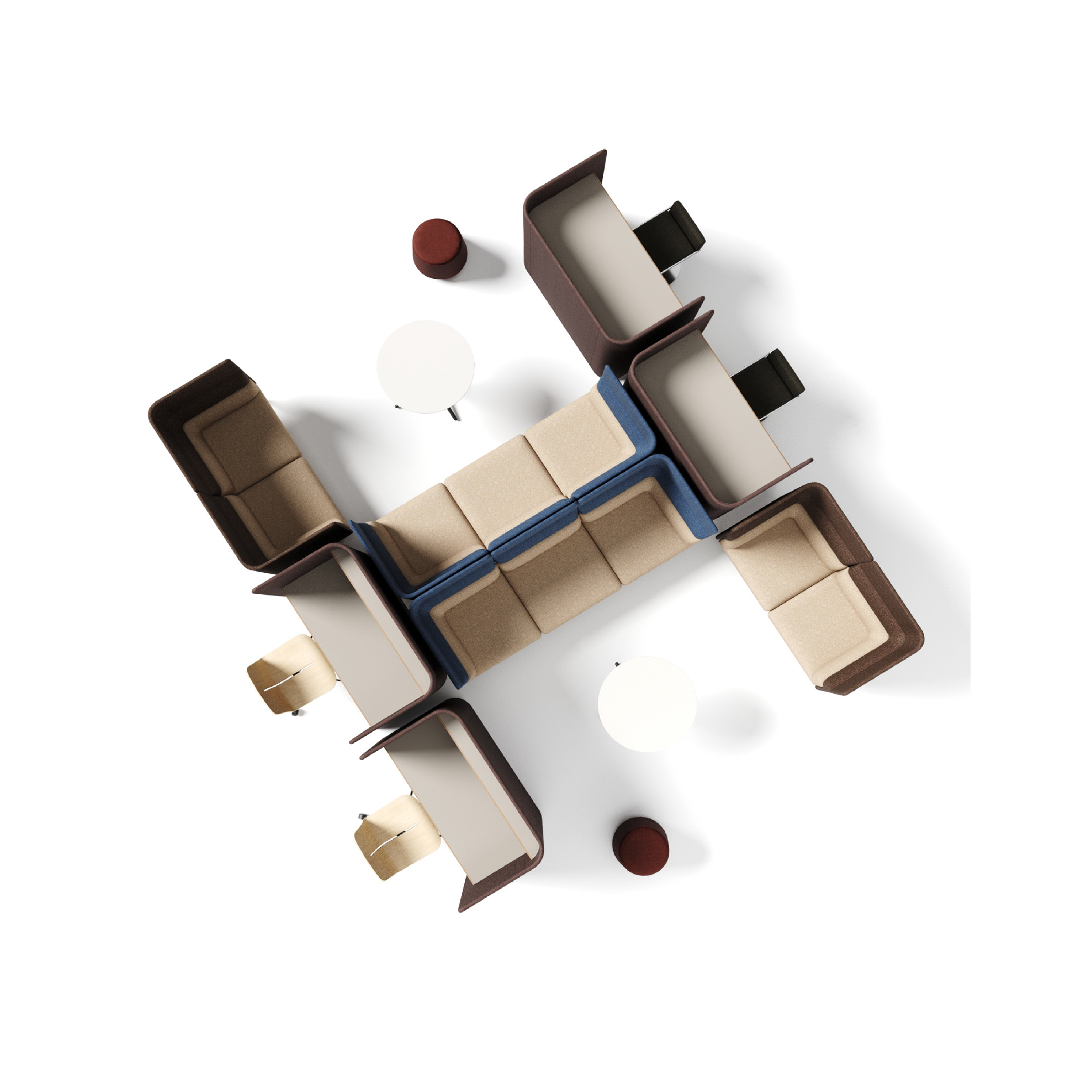 Chocolate  - Modular Bench/Sofa