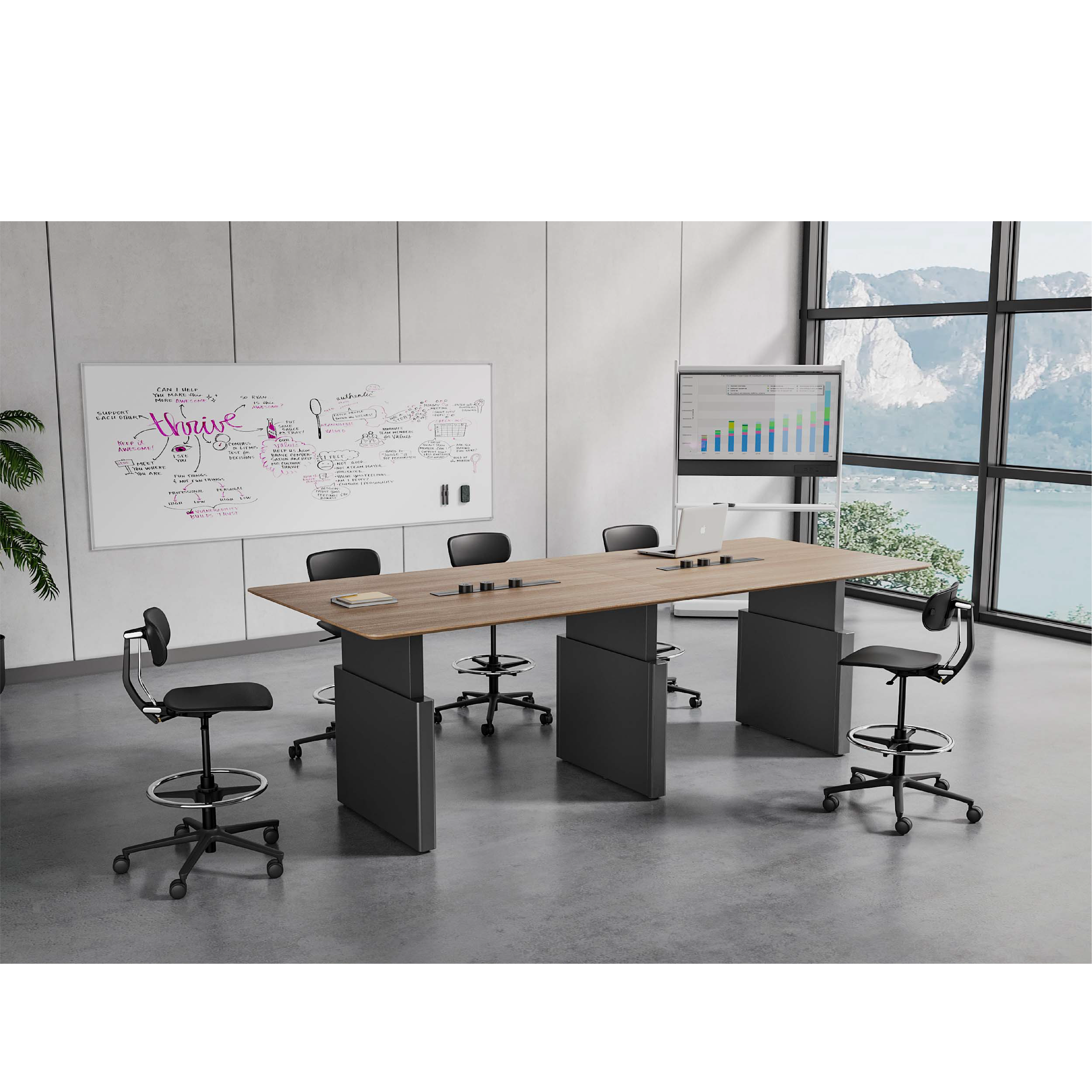 VASCA - Height Adjustable Conference Table