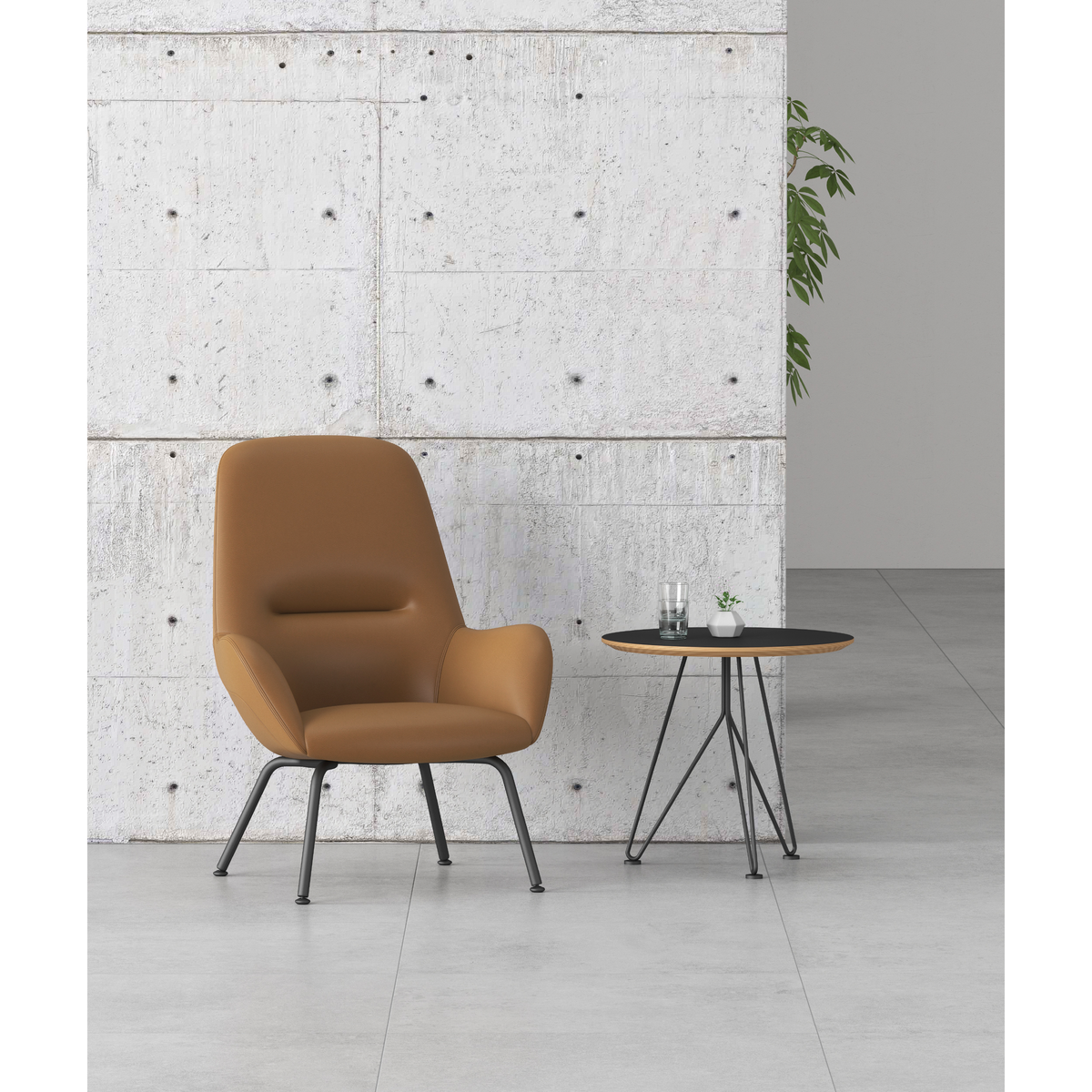 Crease - Lounge Chair (Low-Back)