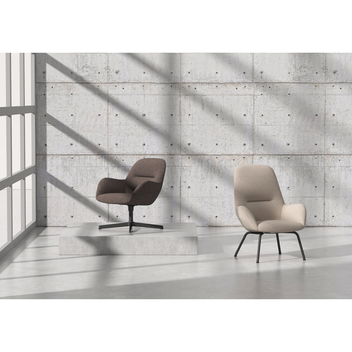 Crease - Lounge Chair (Low-Back)