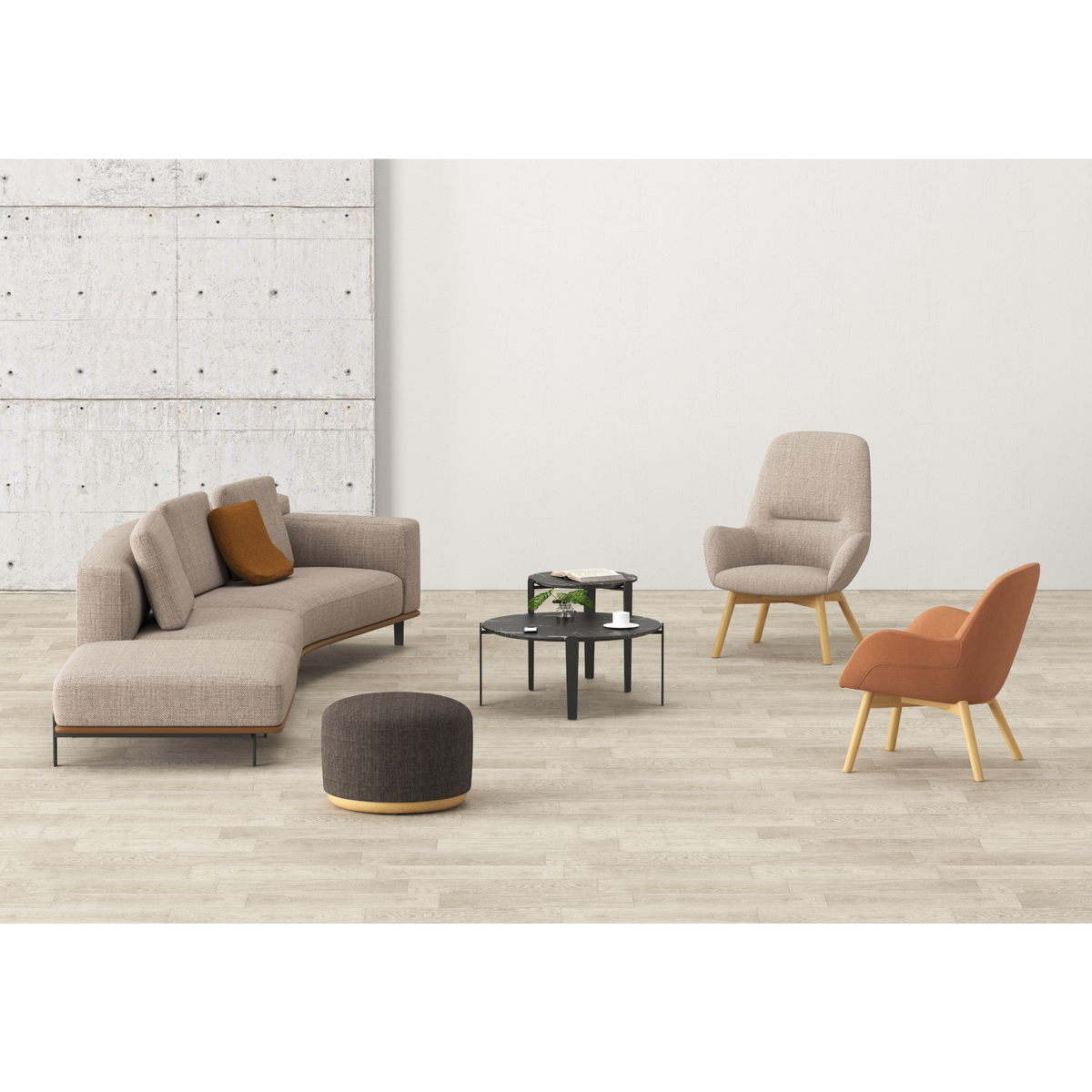 Crease - Lounge Chair (Low-Back)
