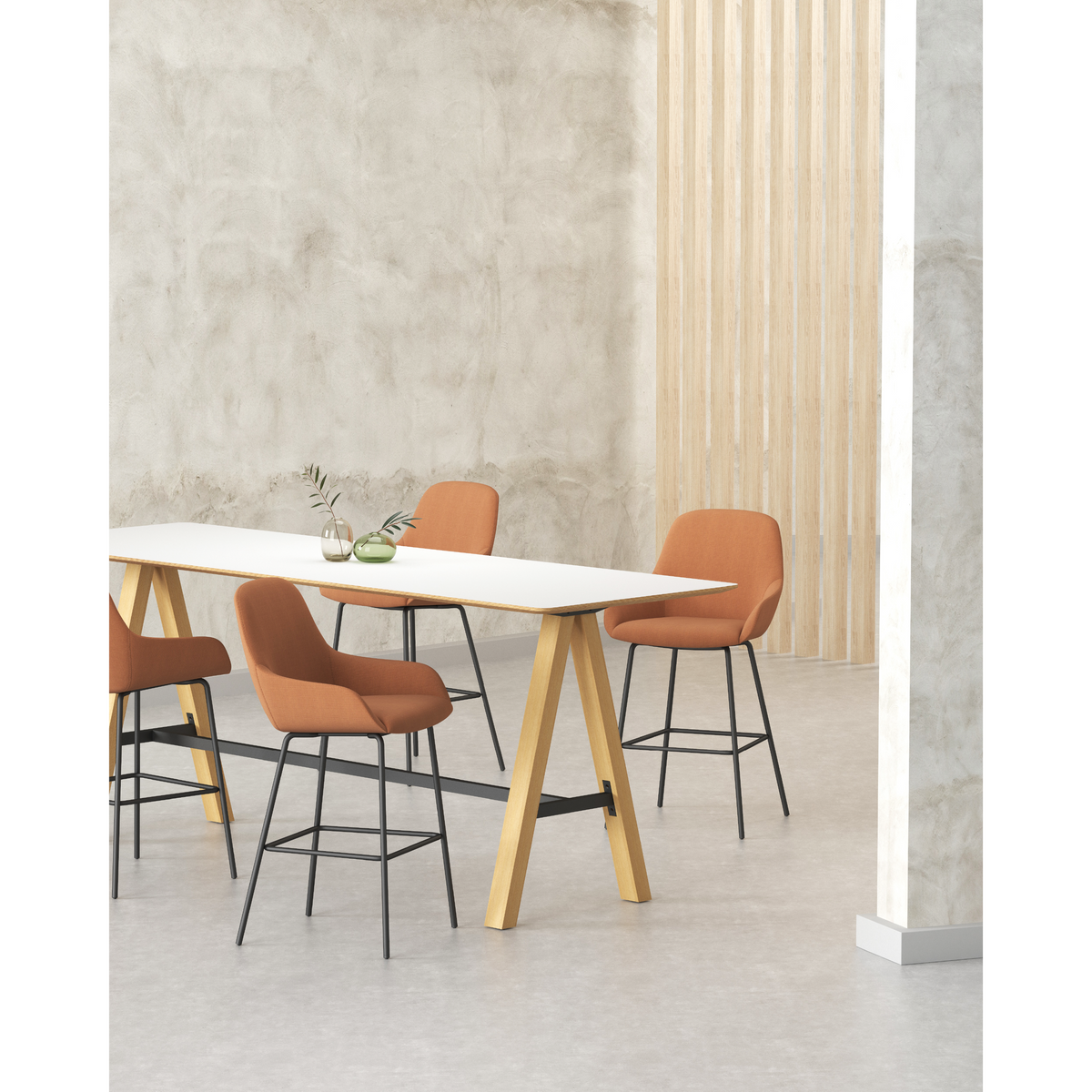 Crease - Bar Chair