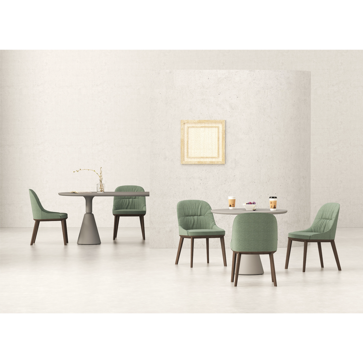 Cetacean - Dining Chair (Wooden Base)