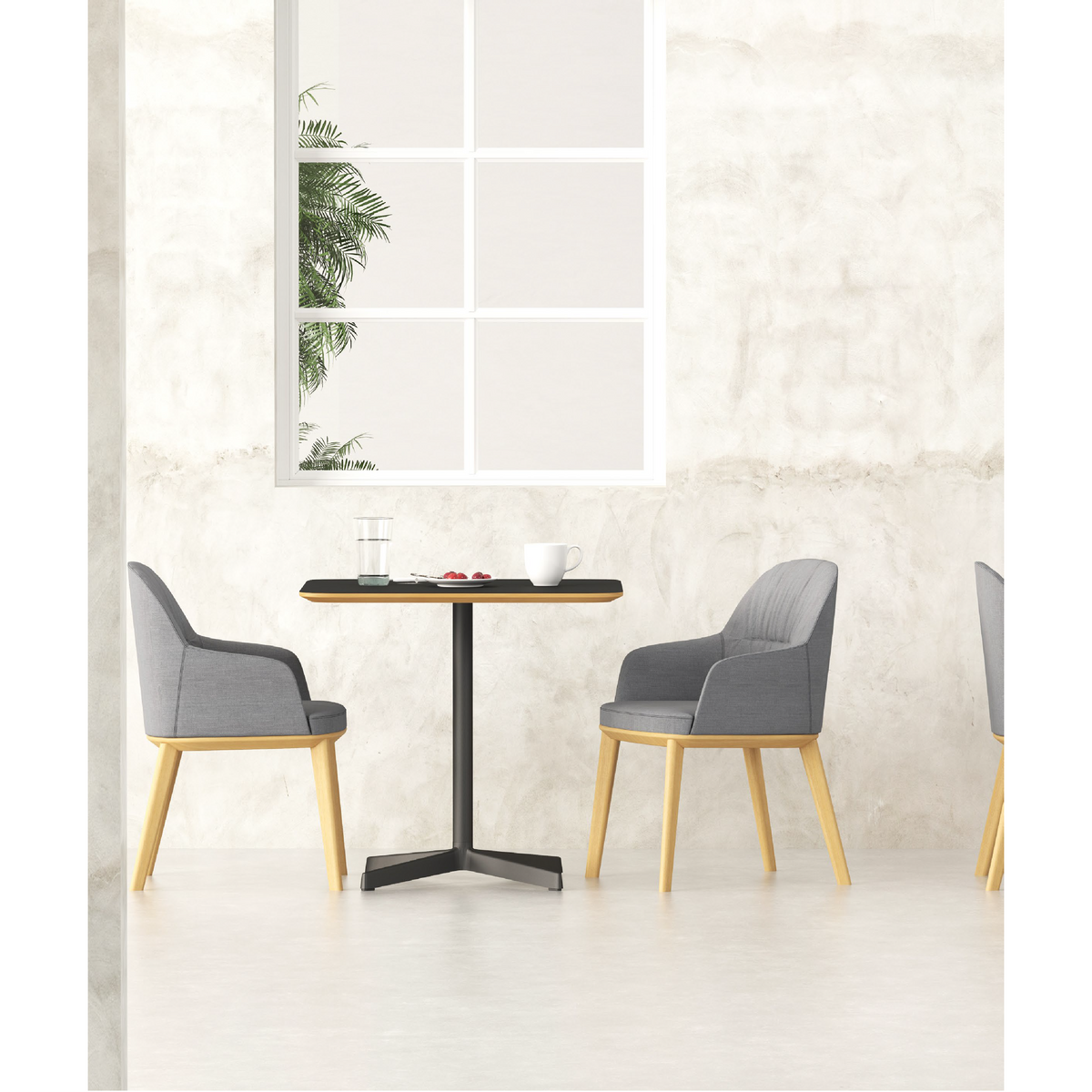 Cetacean - Dining Chair (Wooden Base)