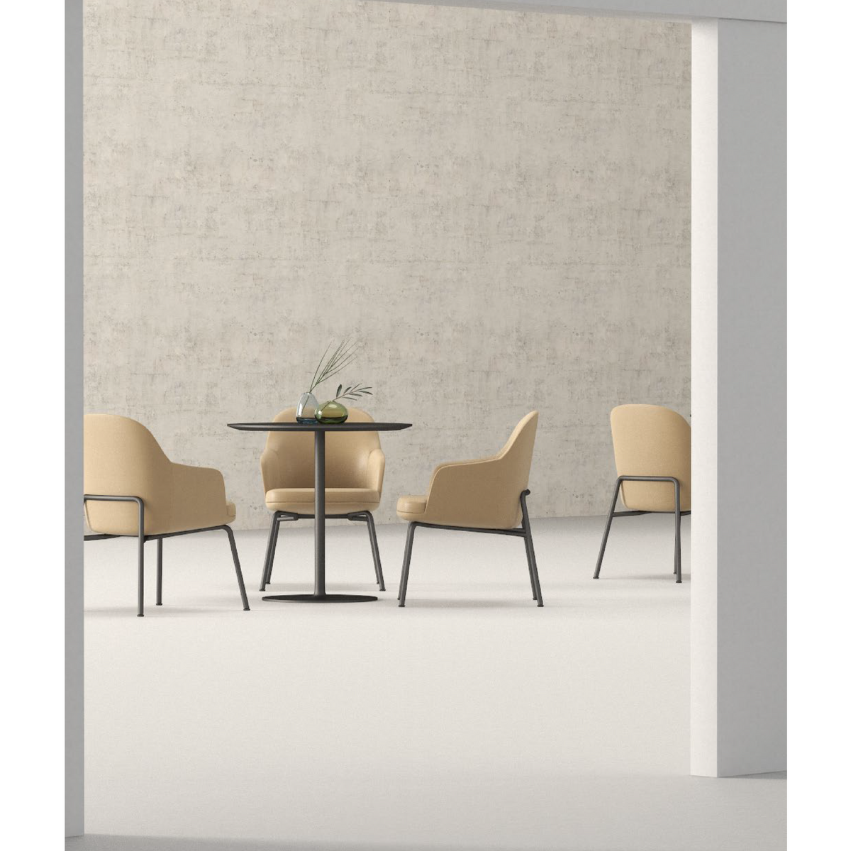 Cetacean - Dining Chair (Metal Base)
