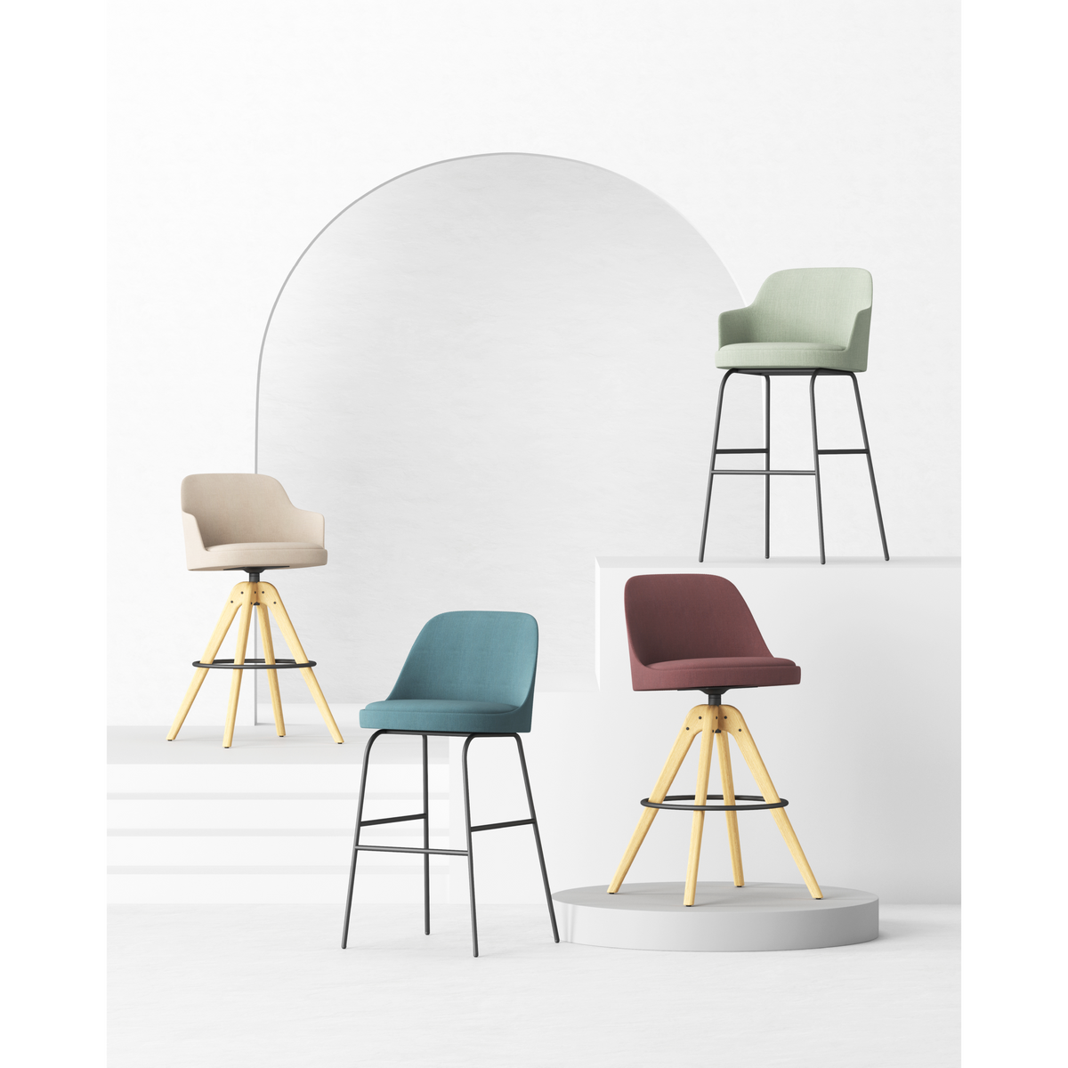 Dolphin - Bar Chair