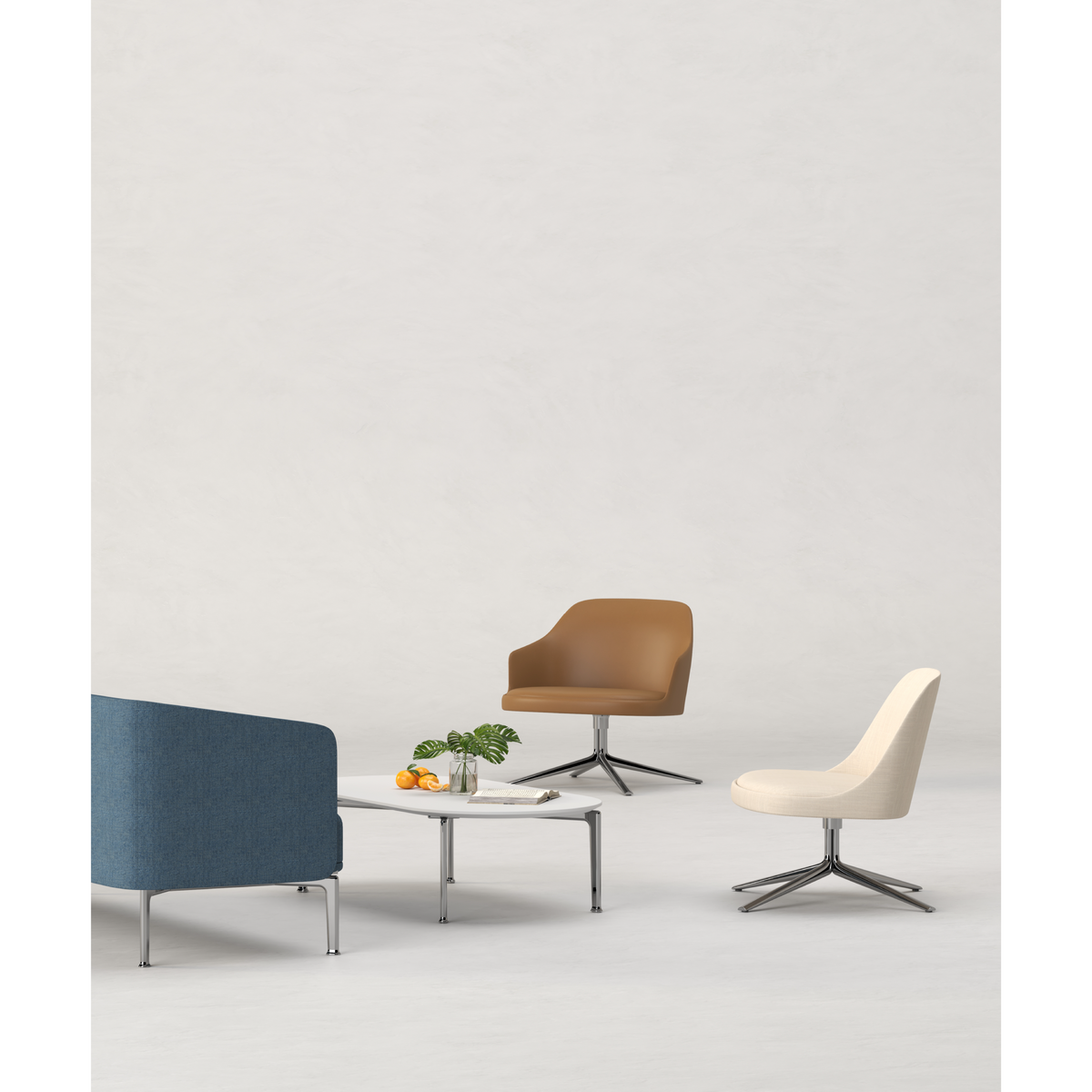 Dolphin - Lounge Chair w/o Armrest