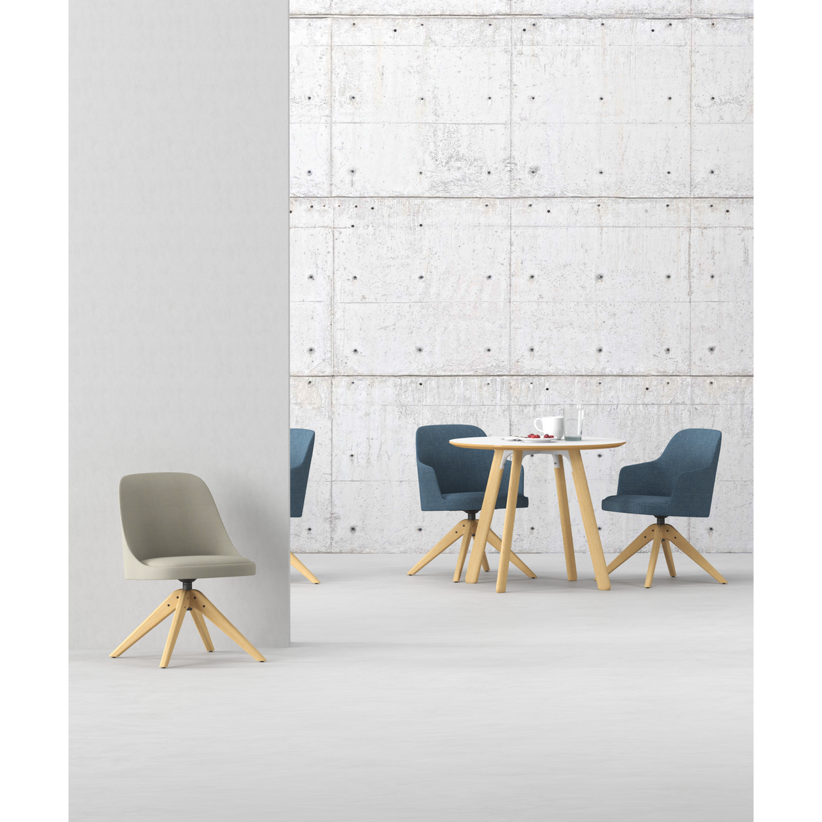 Dolphin - Dining Chair w/o Armrest