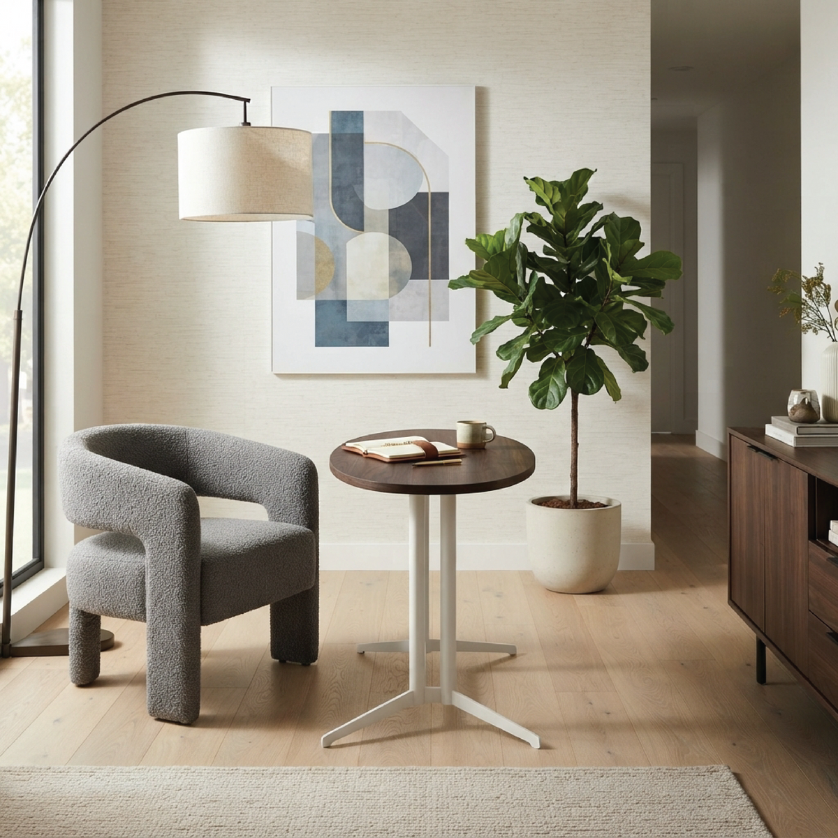 LOLLI - Dual Column Side Table