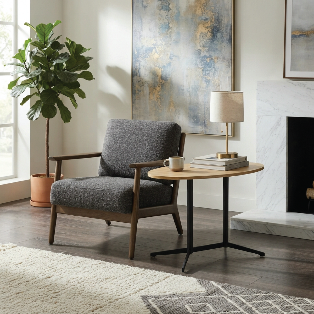 LOLLI - Dual Column Side Table