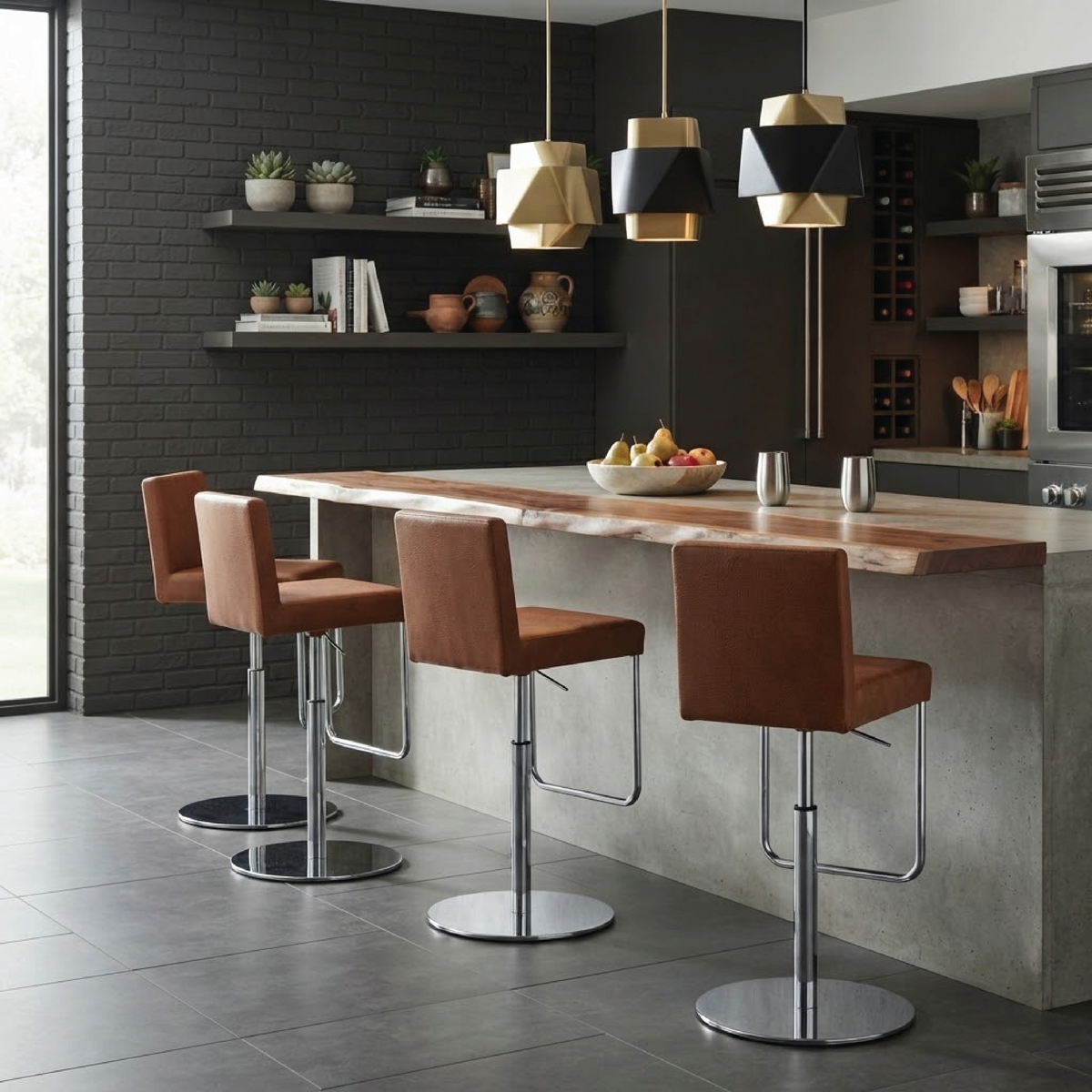 Nior - Height Adjustable Bar Chair