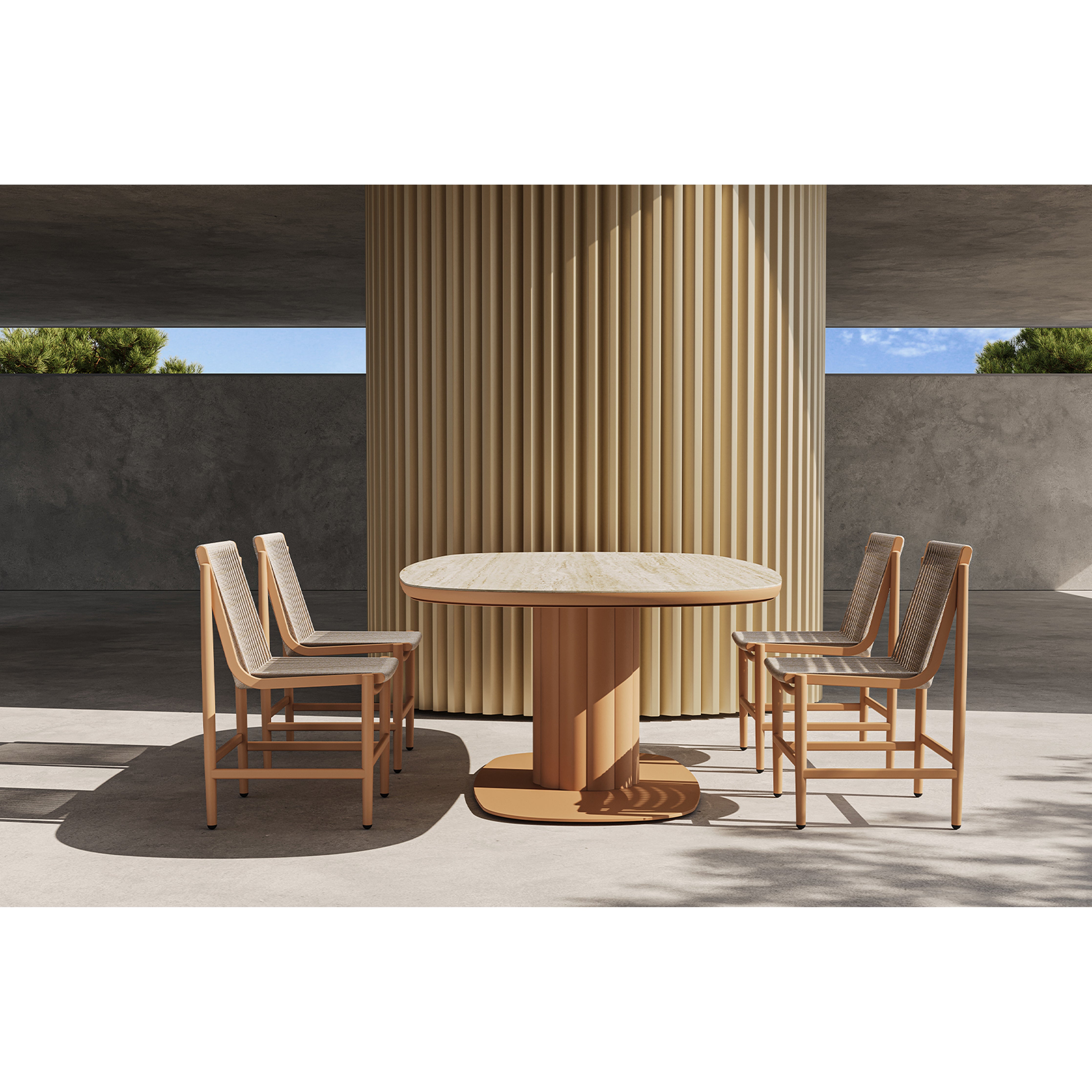 Lotus - Outdoor Long Dining Table II