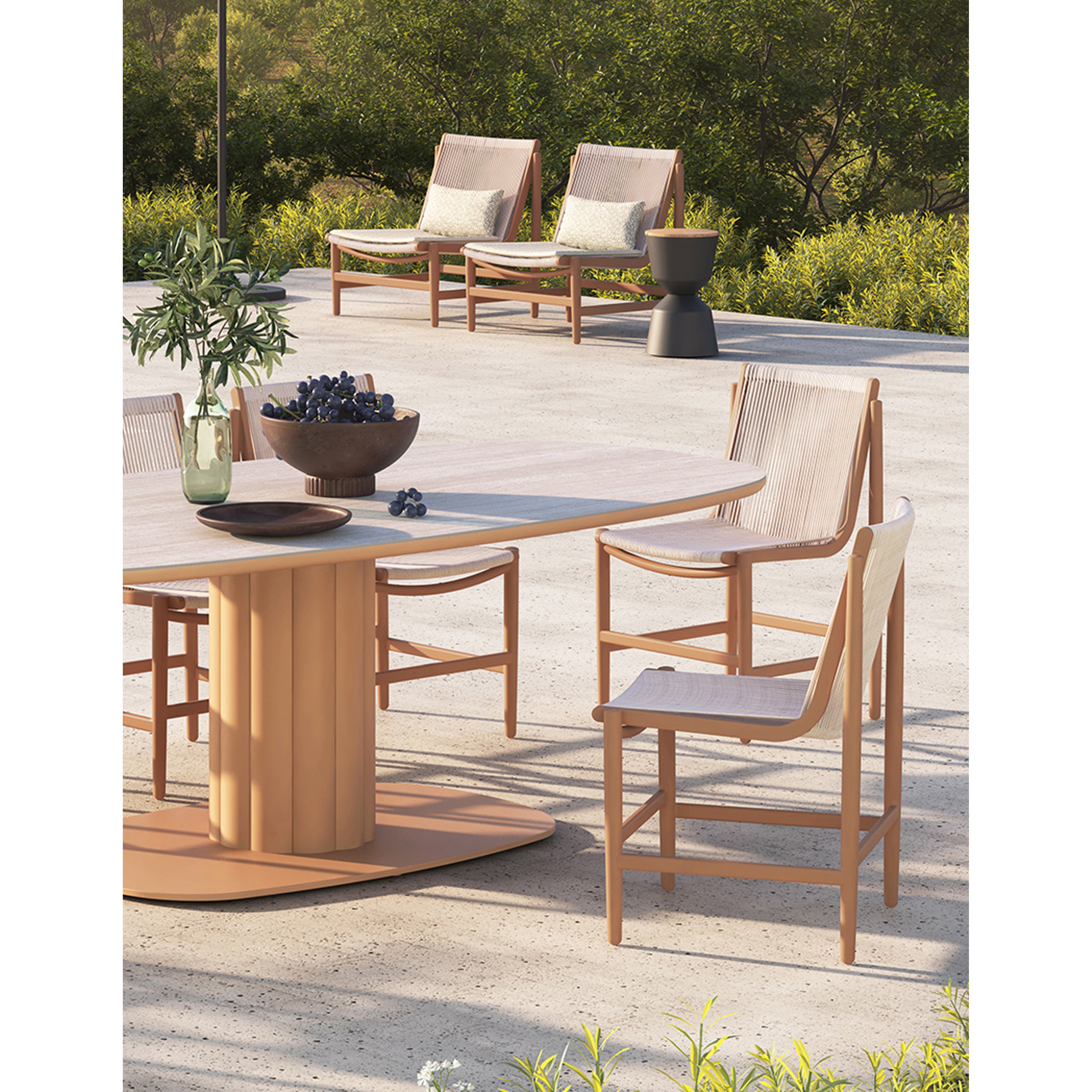 Lotus - Outdoor Long Dining Table II