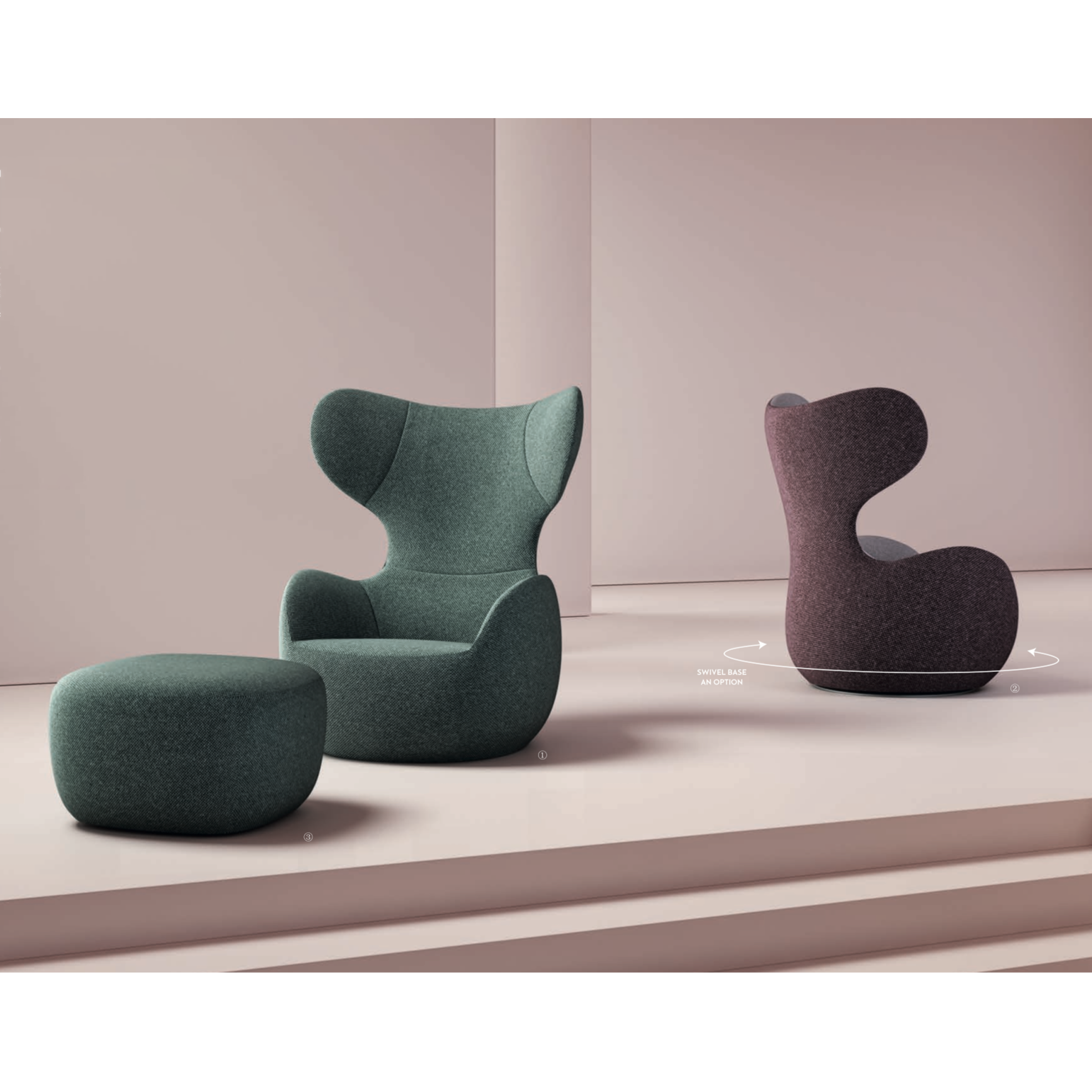 Topo - Lounge Chair (Swivel)