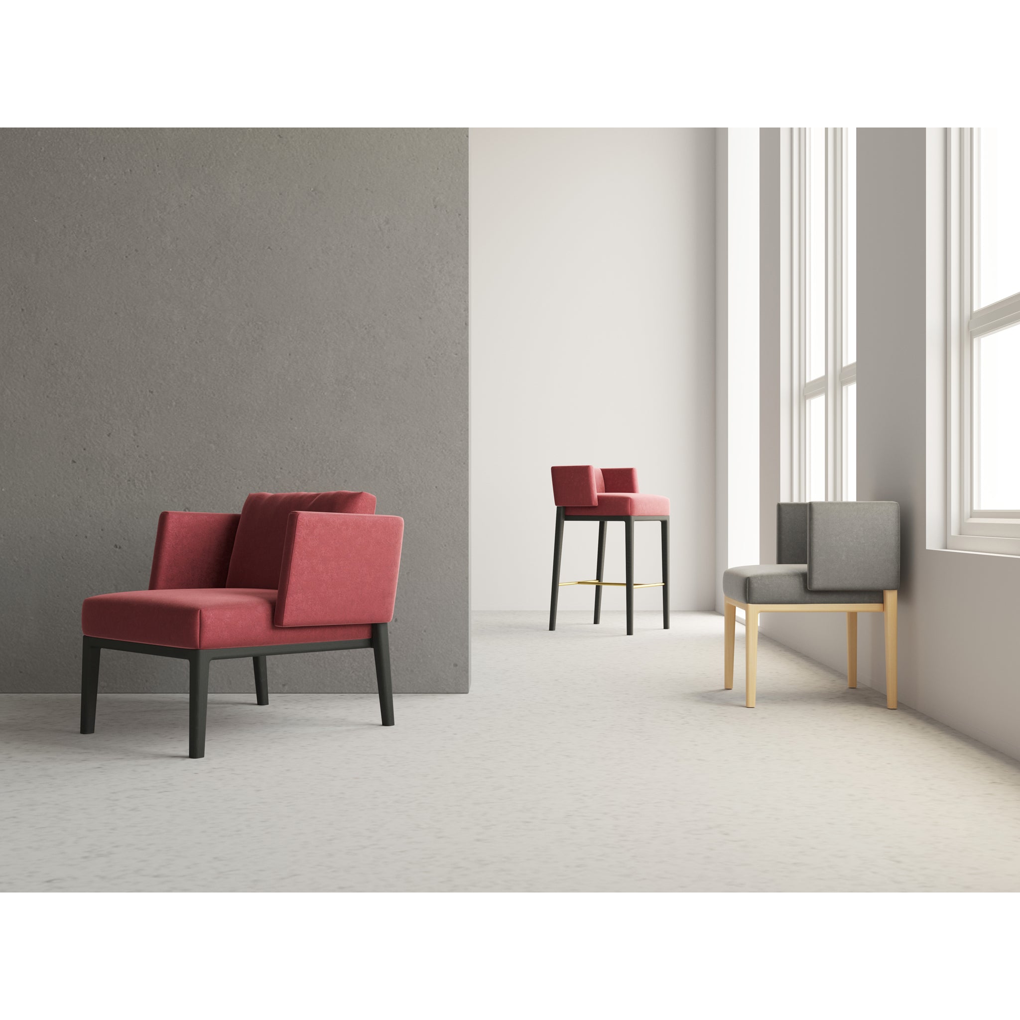 Square II - Bar Chair