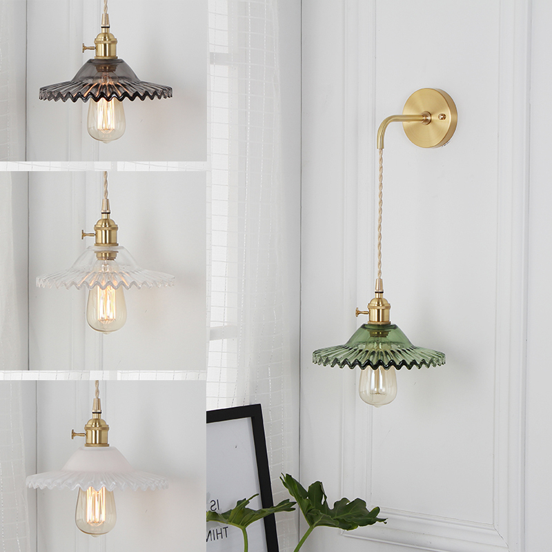 Glass umbrella - Wall light
