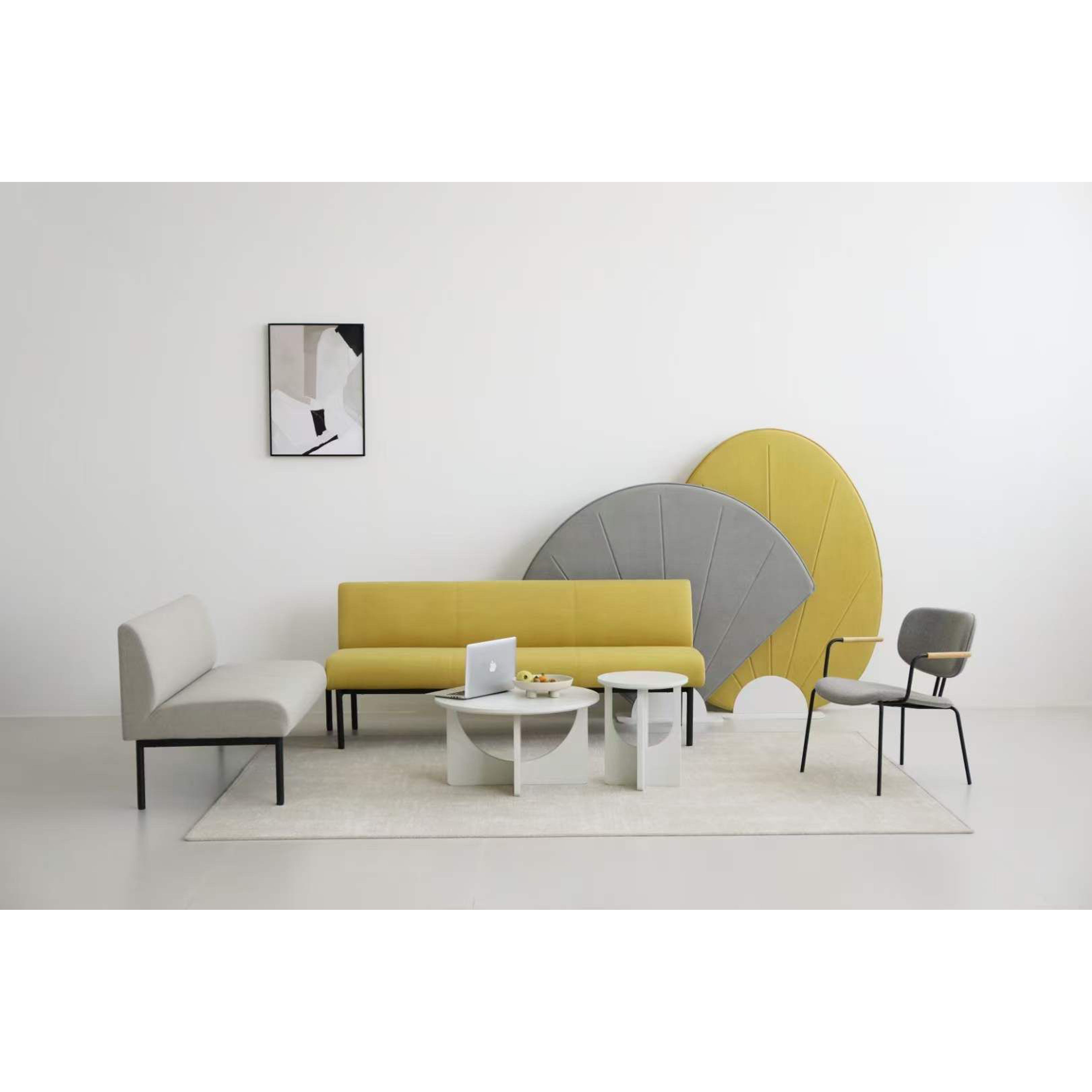 Modular Sofa With Sleek Lowback Design Modular Sofa With Sleek Lowback Design
