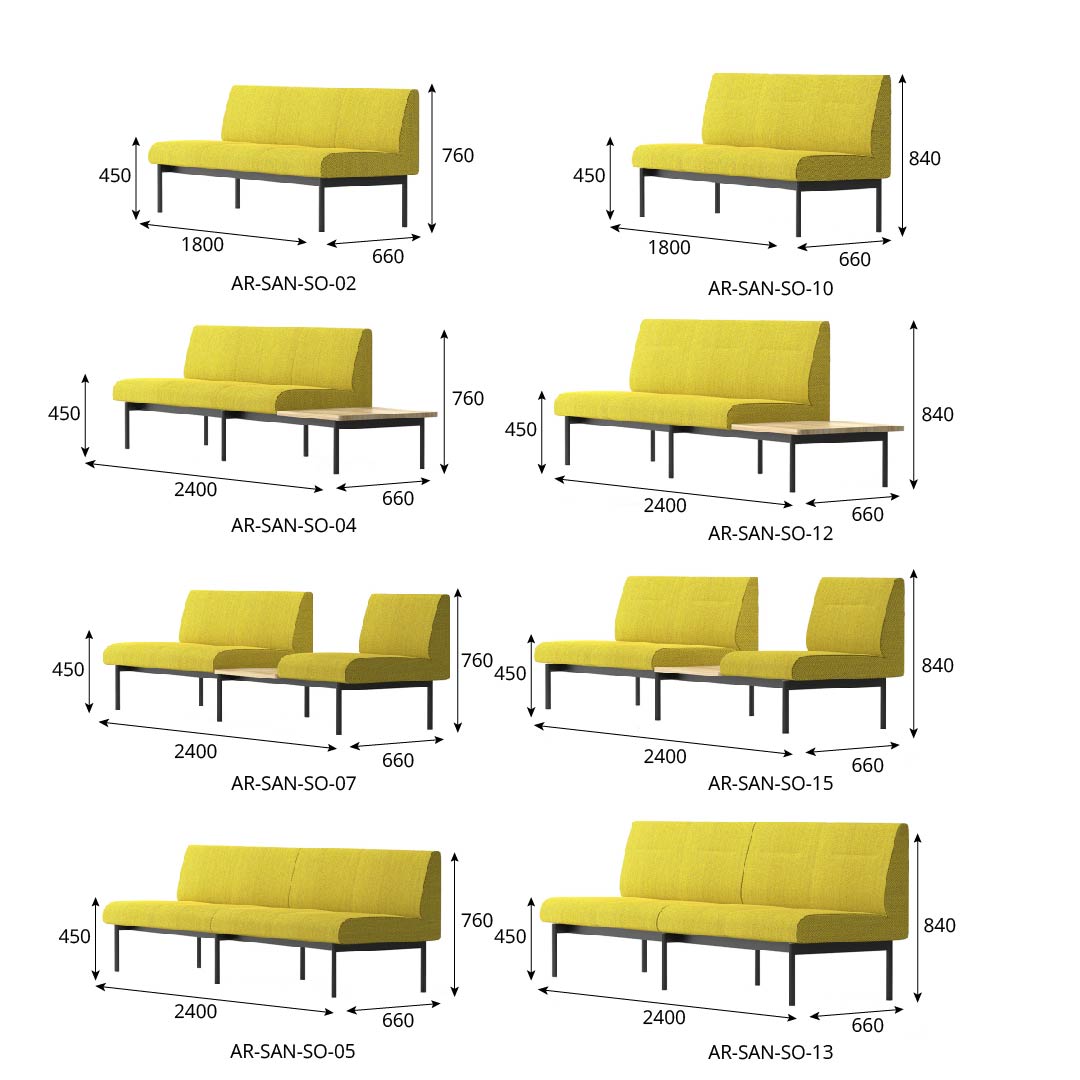 Santo - Lowback Modular Sofa