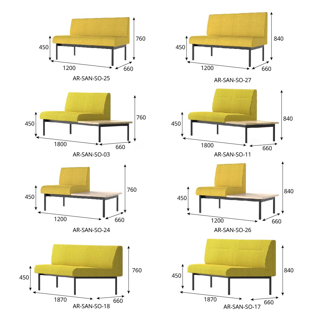 Santo - Lowback Modular Sofa