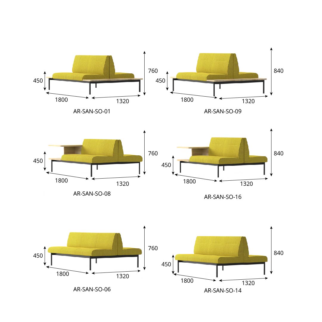 Santo - Lowback Modular Sofa